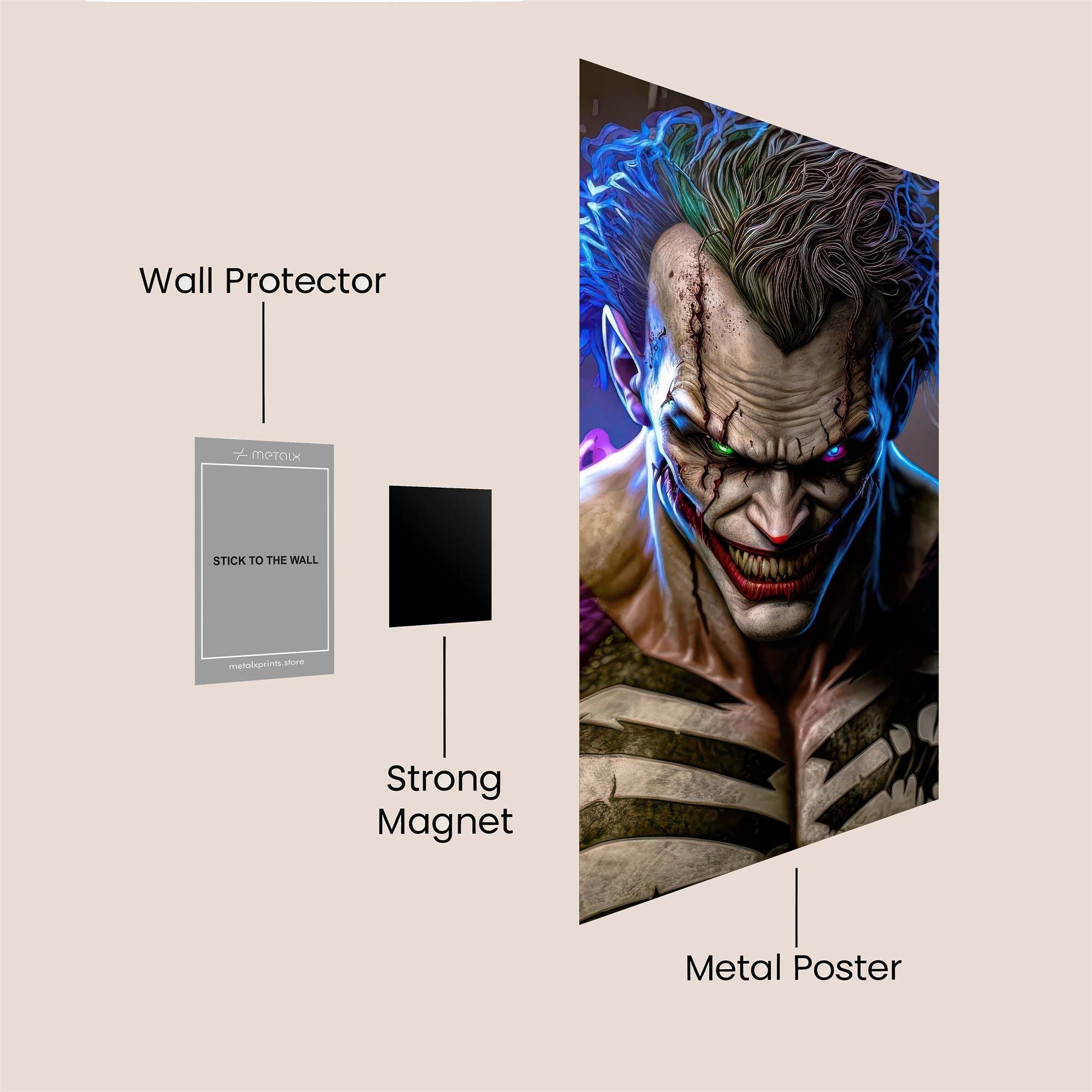 Joker Electrifying Safe Wall Magnetic / M