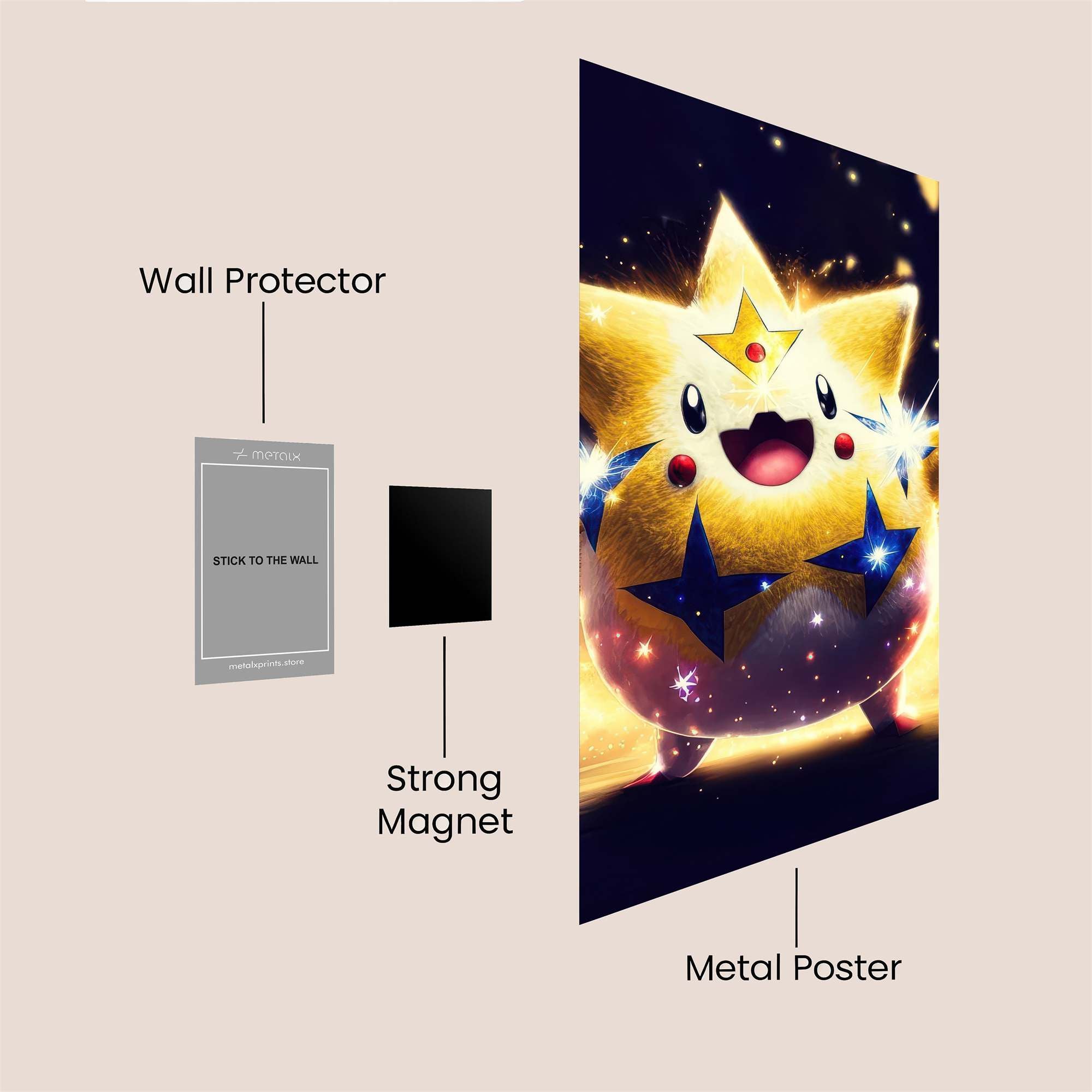 Cleffa Cosmic Safe Wall Magnetic / M