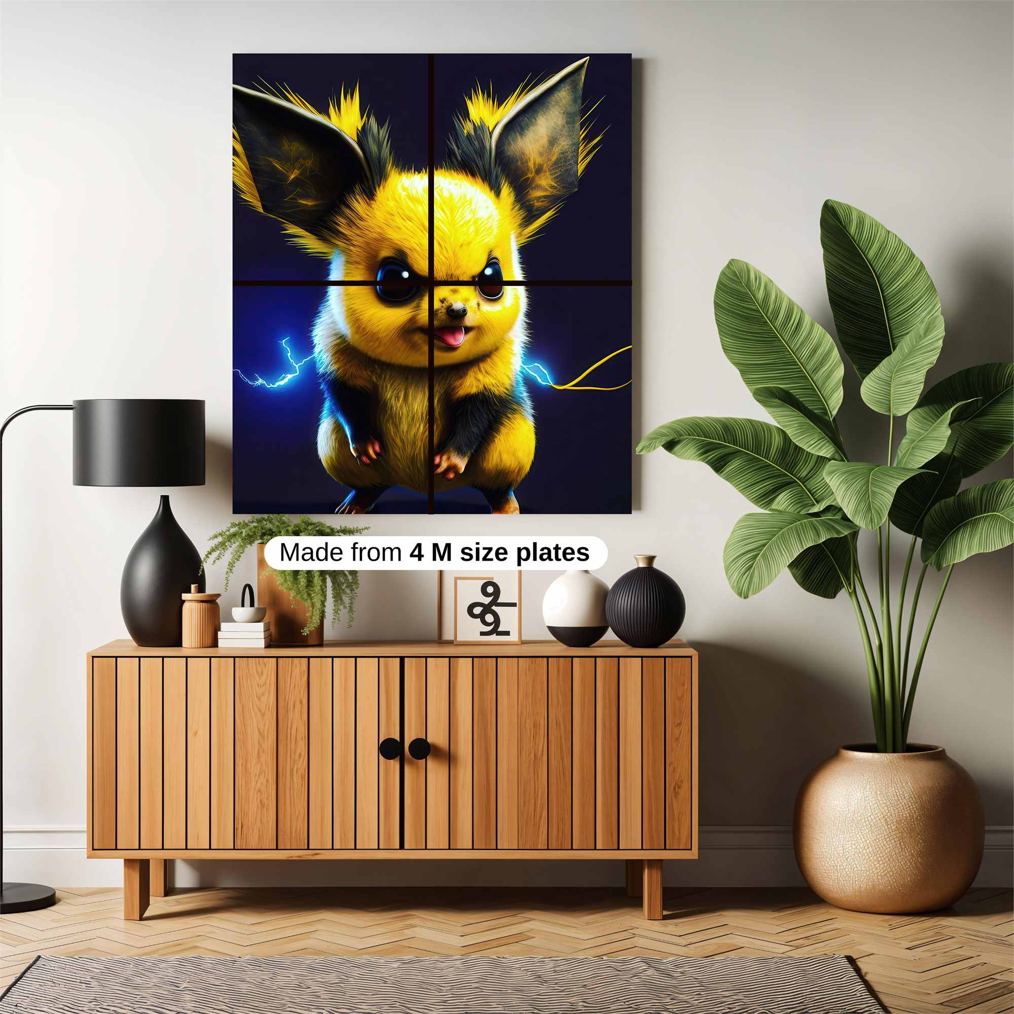 Pichu Playful Safe Wall Magnetic / M