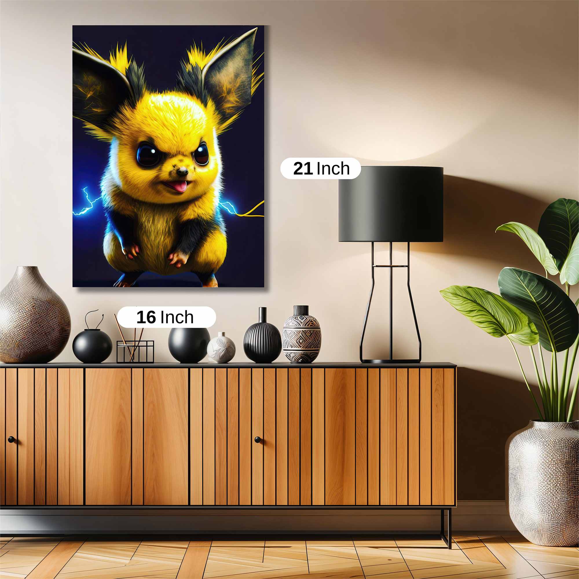 Pichu Playful Safe Wall Magnetic / M