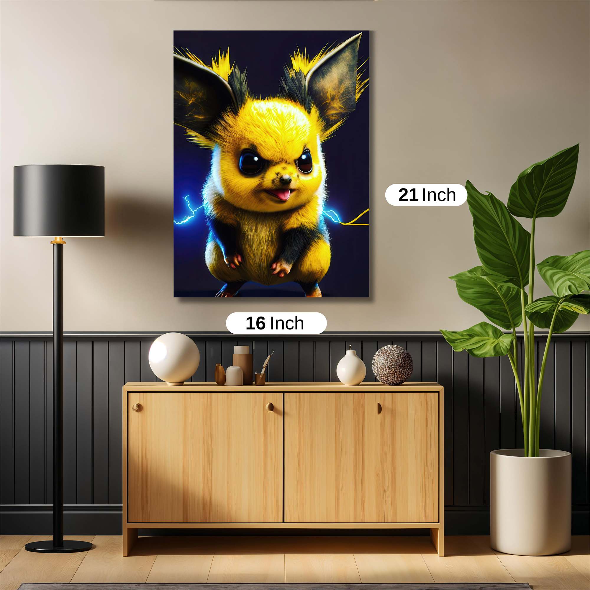 Pichu Playful Safe Wall Magnetic / M