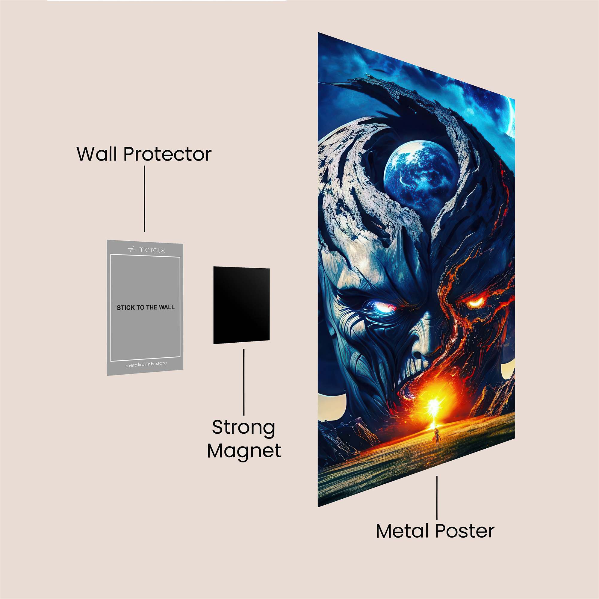 Gaia's Fury Safe Wall Magnetic / M