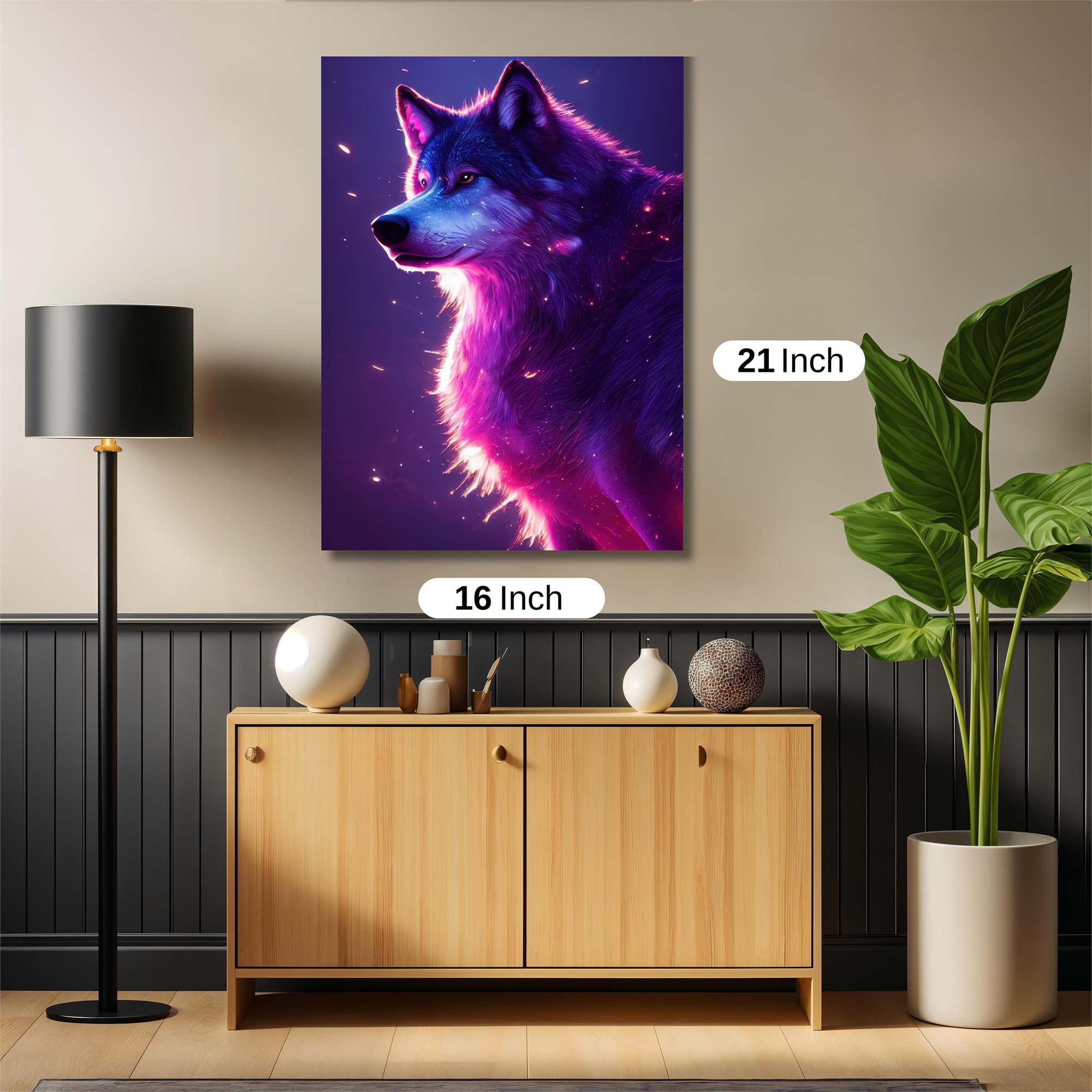 Wolf Radiance Safe Wall Magnetic / M