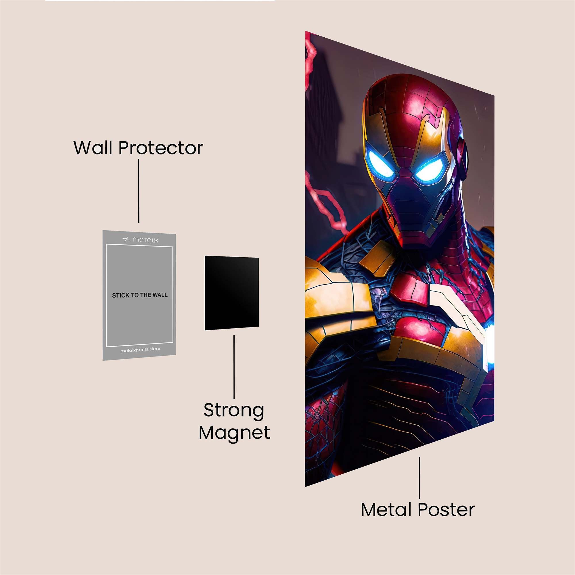Iron Surge Safe Wall Magnetic / M