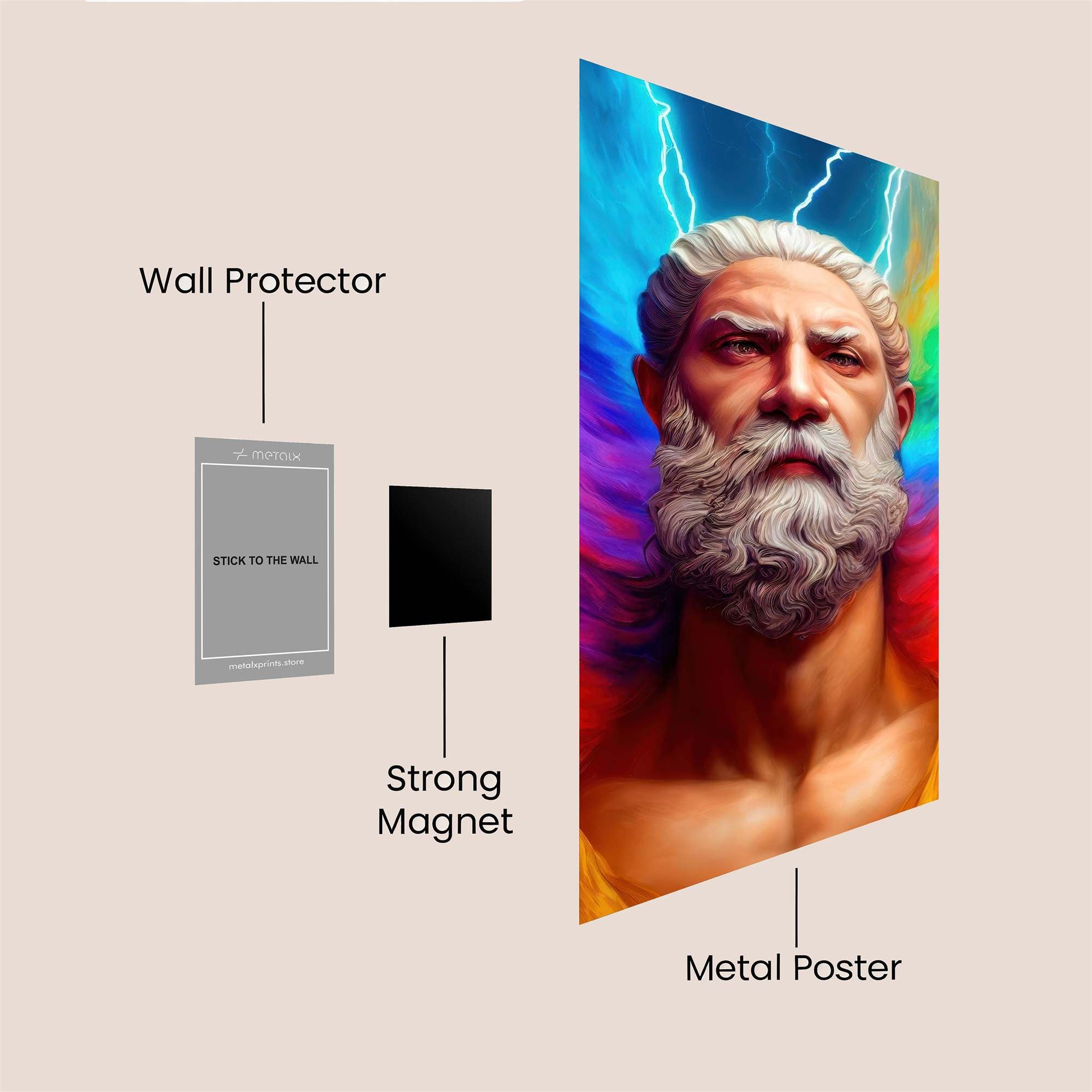 Zeus Radiant Safe Wall Magnetic / M