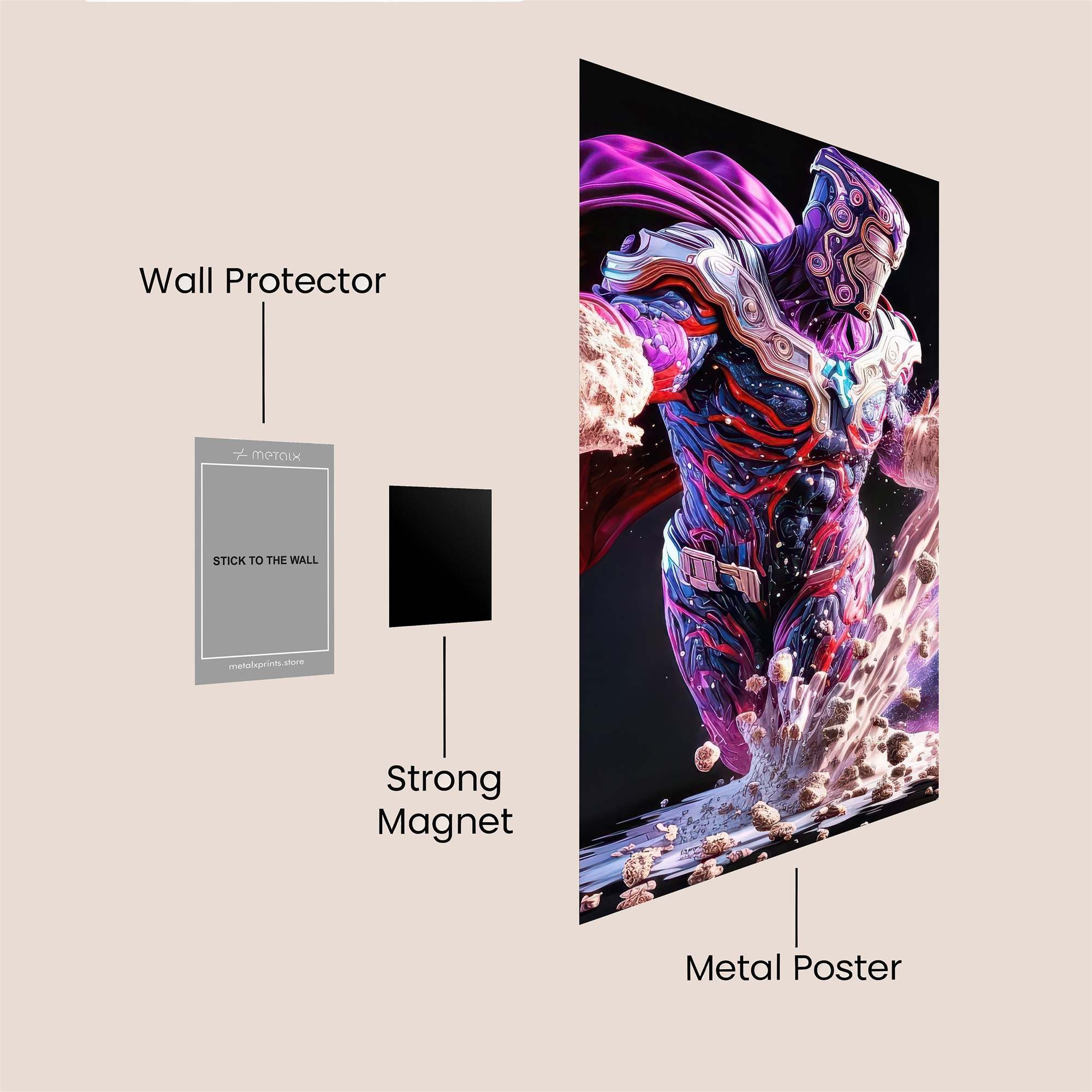 Galactus Unleashed Safe Wall Magnetic / M