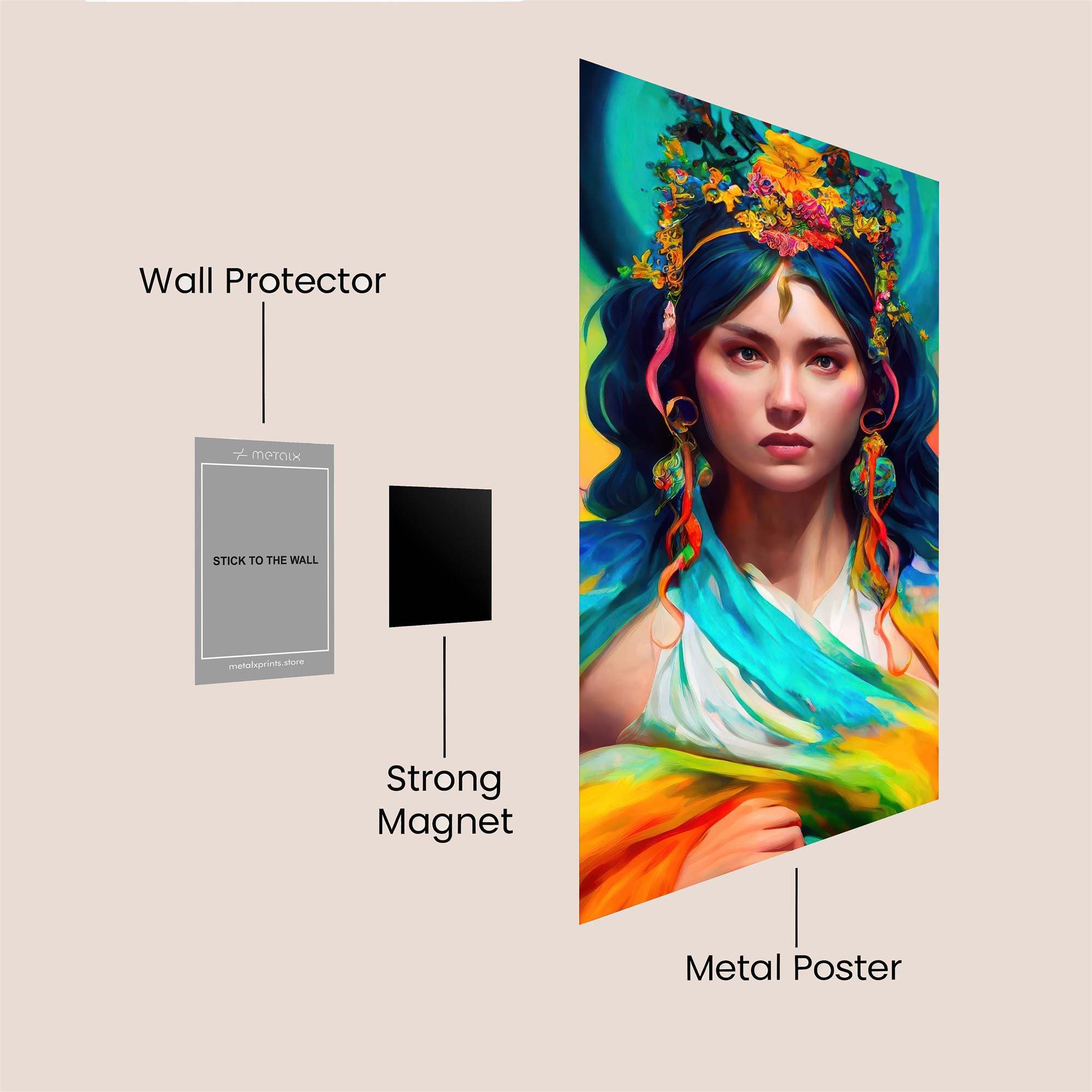 Goddess Radiant Safe Wall Magnetic / M