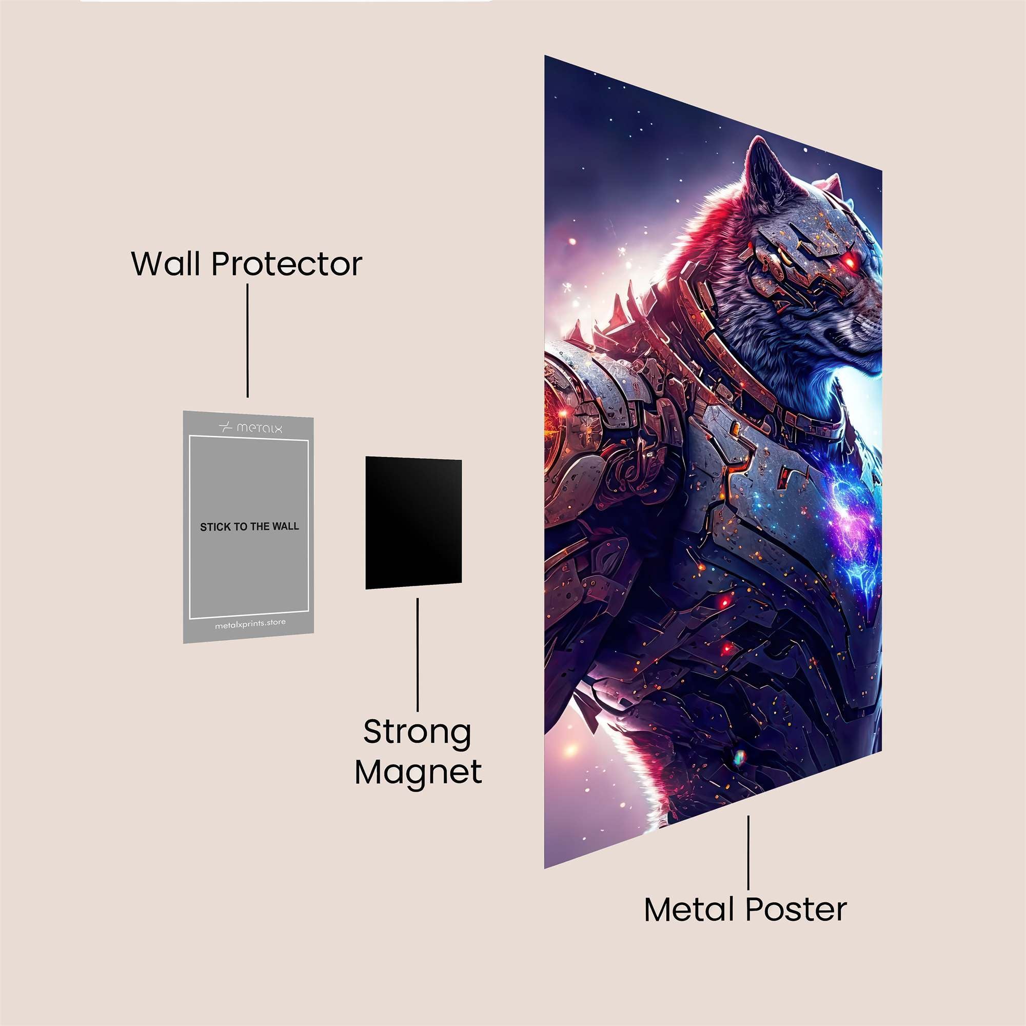 Cosmic Guardian Safe Wall Magnetic / M