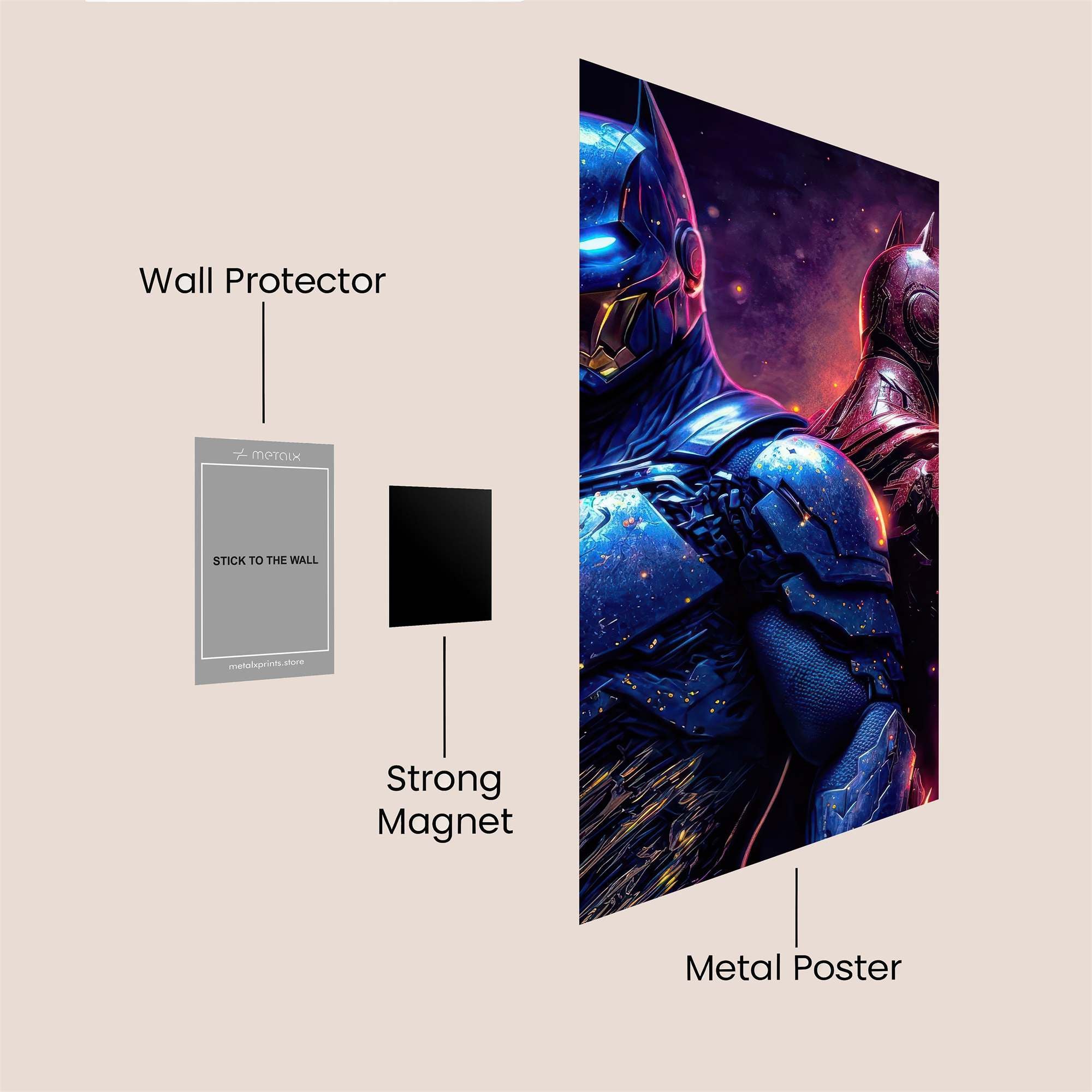 Batman Cosmic Safe Wall Magnetic / M