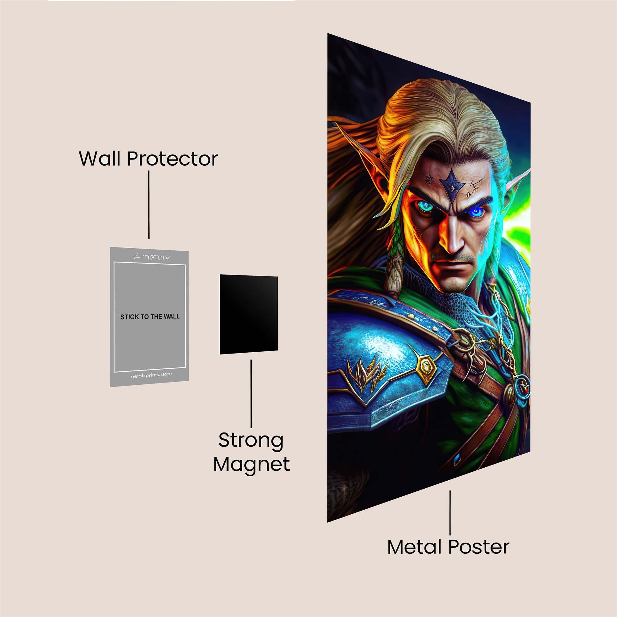 Link Defiant Safe Wall Magnetic / M