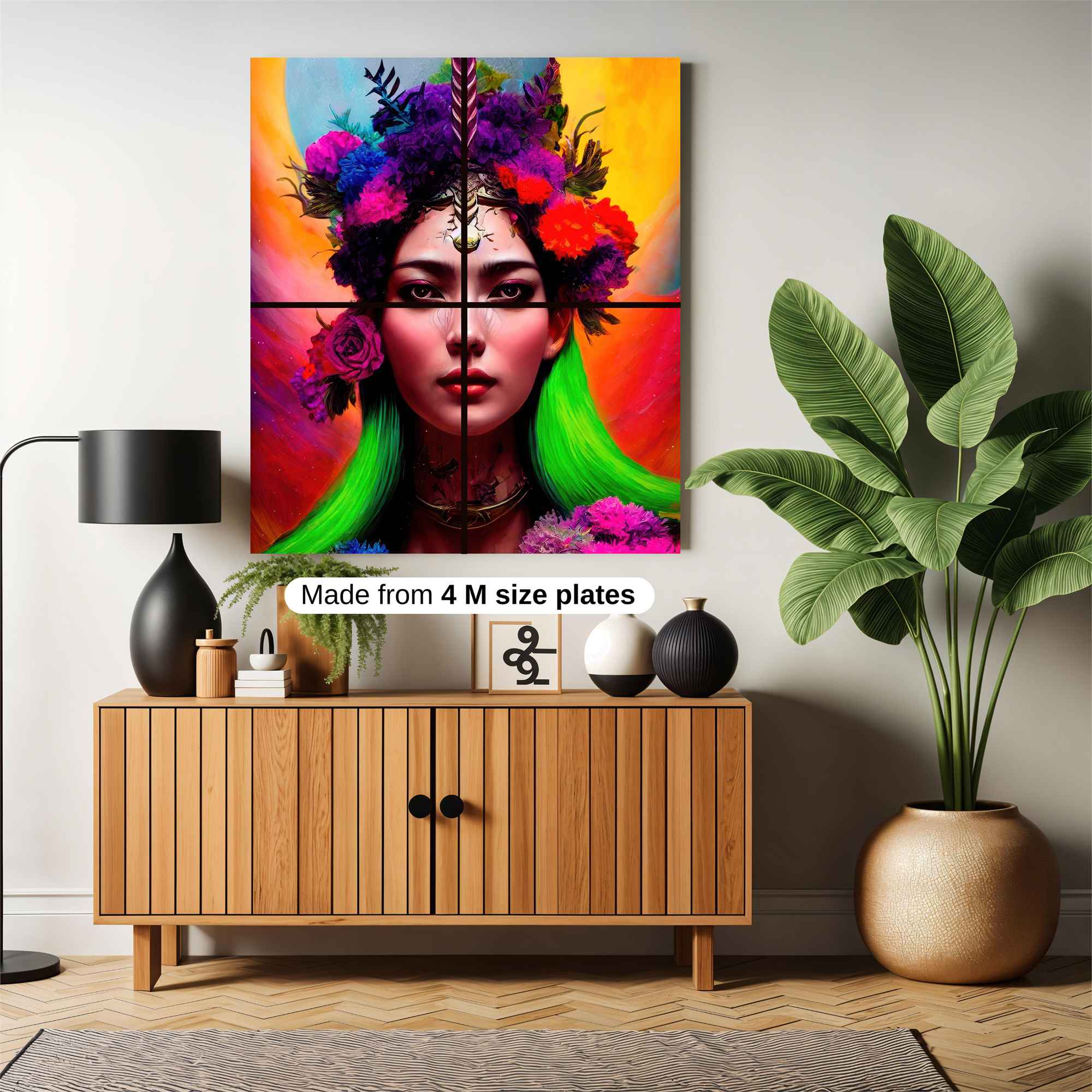 Floral Enigma Safe Wall Magnetic / M