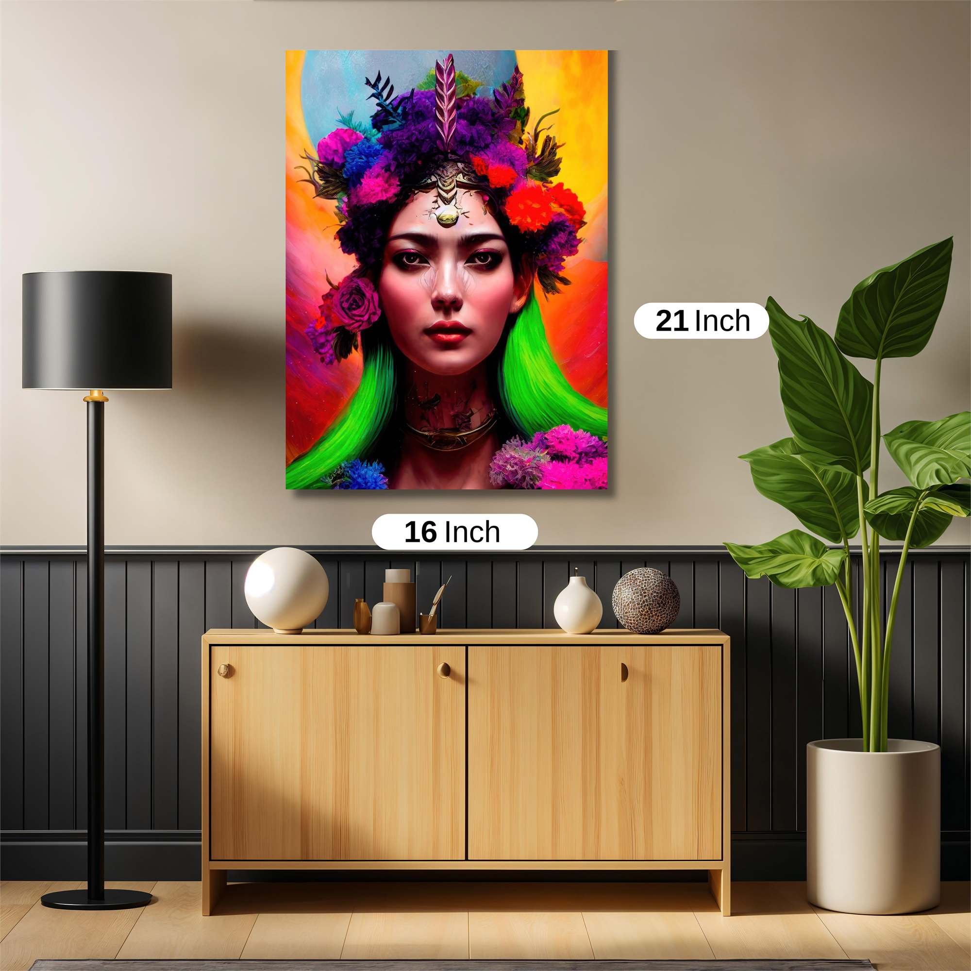 Floral Enigma Safe Wall Magnetic / M