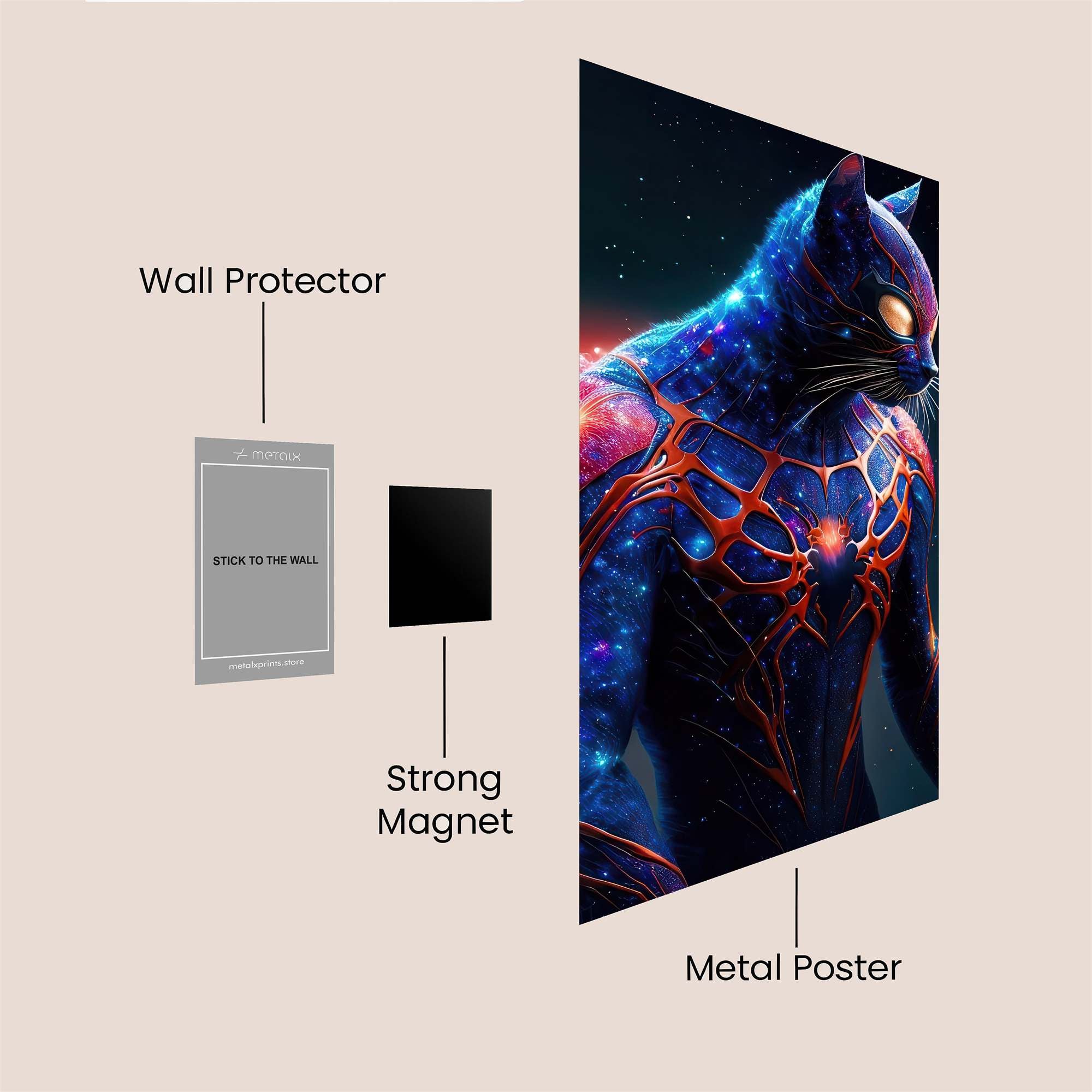 Cosmic Vigil Safe Wall Magnetic / M
