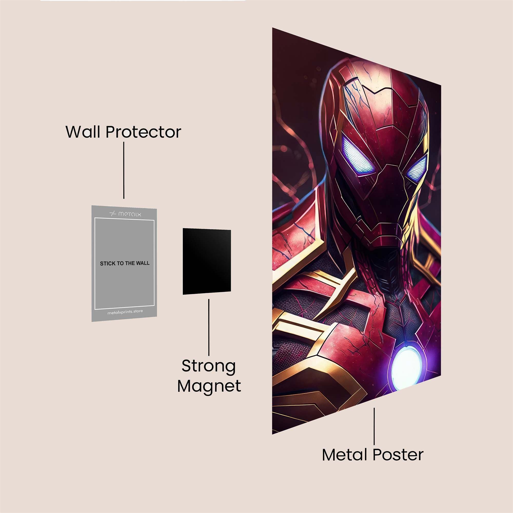 Iron Radiance Safe Wall Magnetic / M