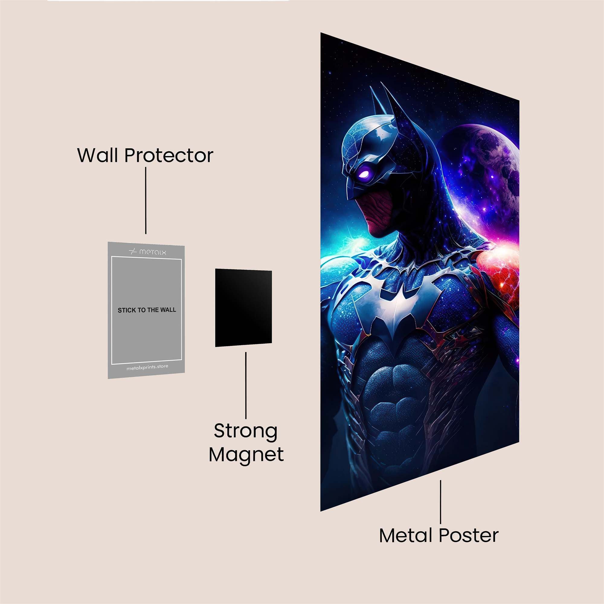 Batman Cosmic Safe Wall Magnetic / M