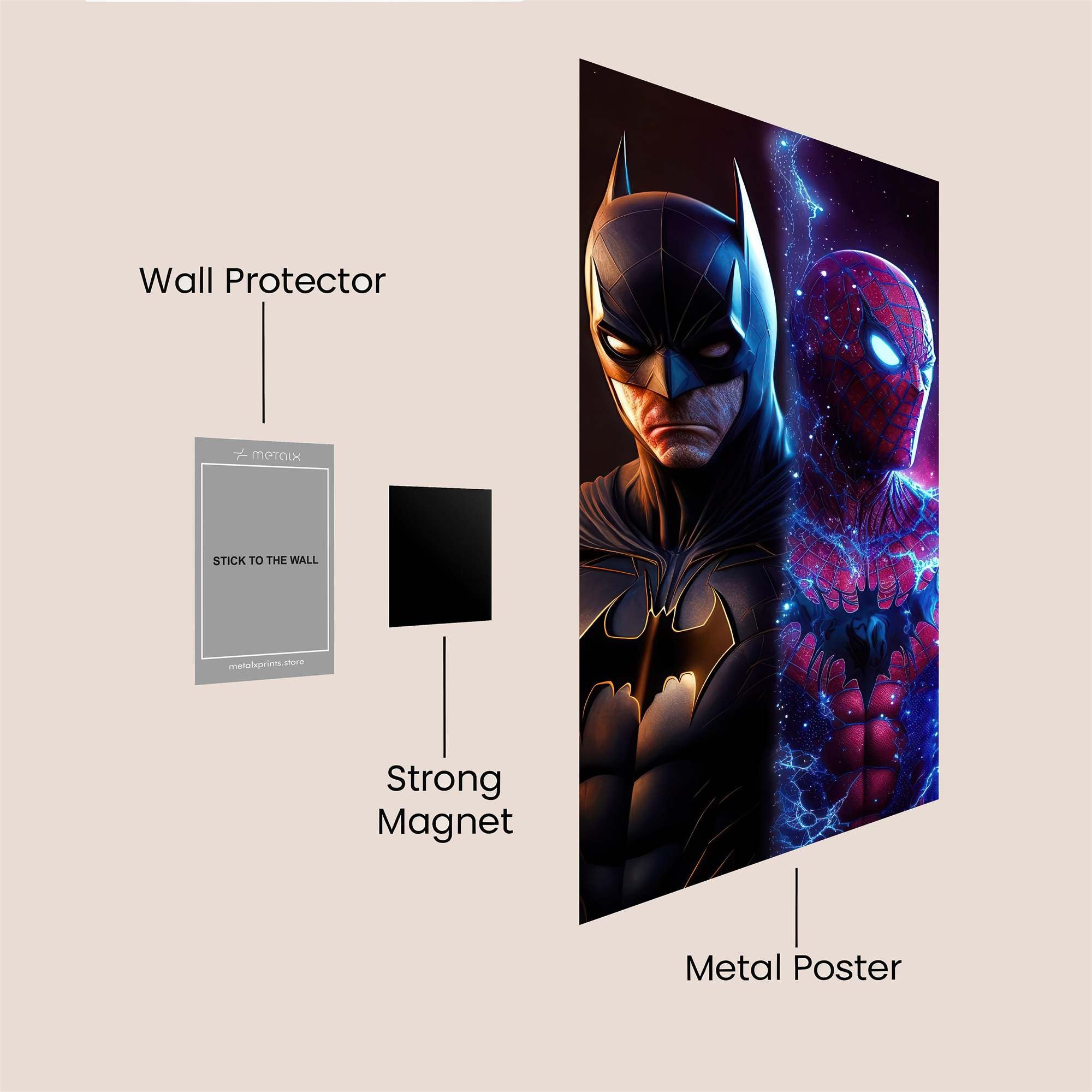 Batman Cosmic Safe Wall Magnetic / M