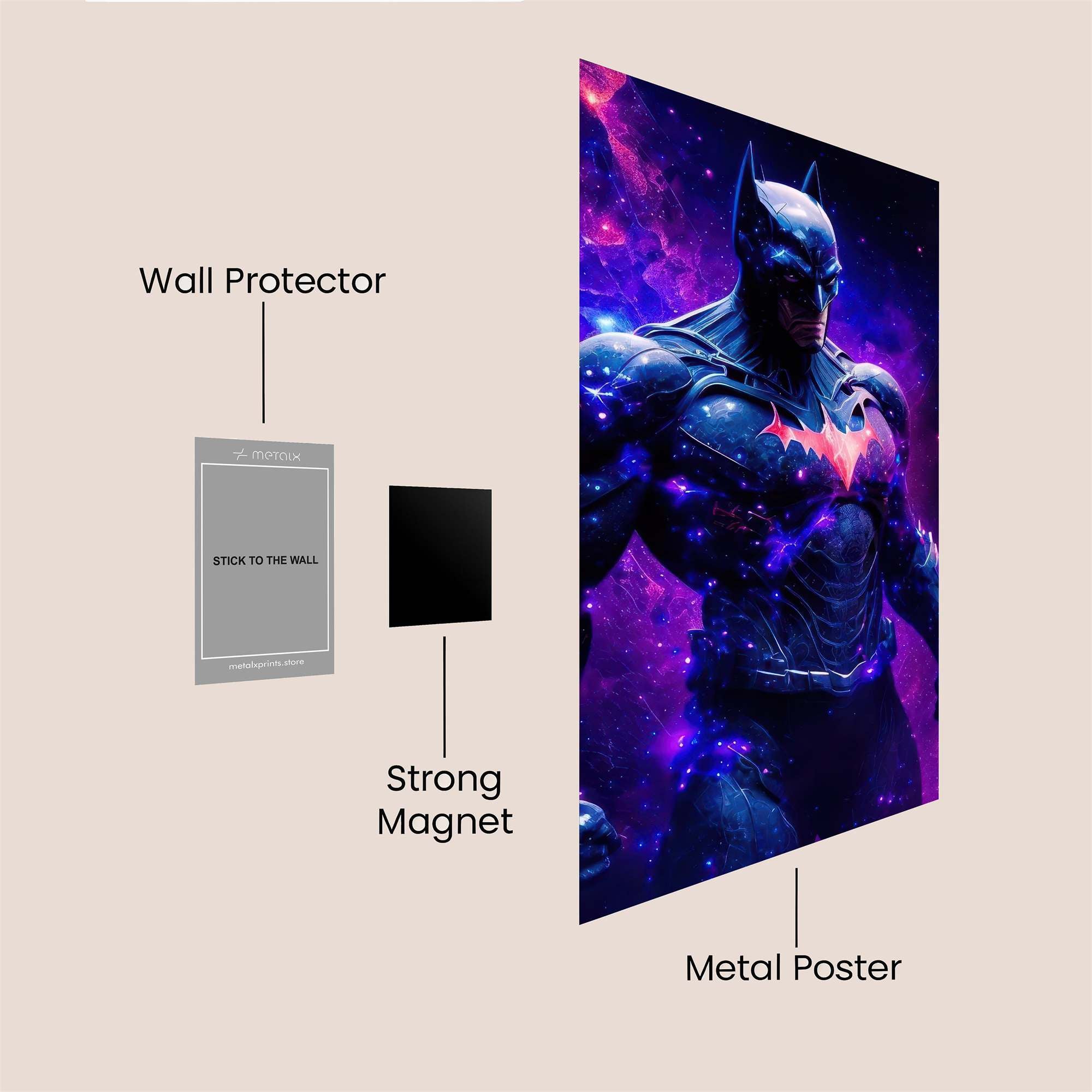 Batman Cosmic Safe Wall Magnetic / M