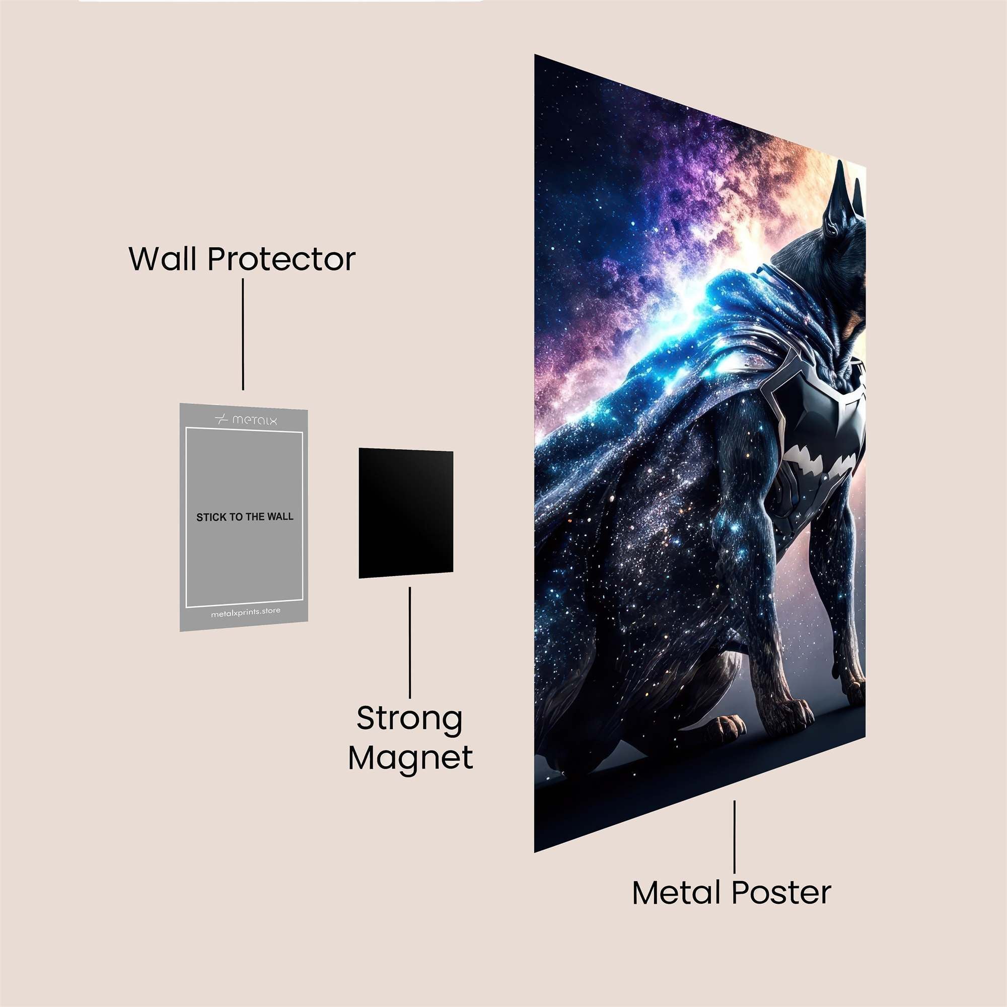 Ace Cosmic Safe Wall Magnetic / M
