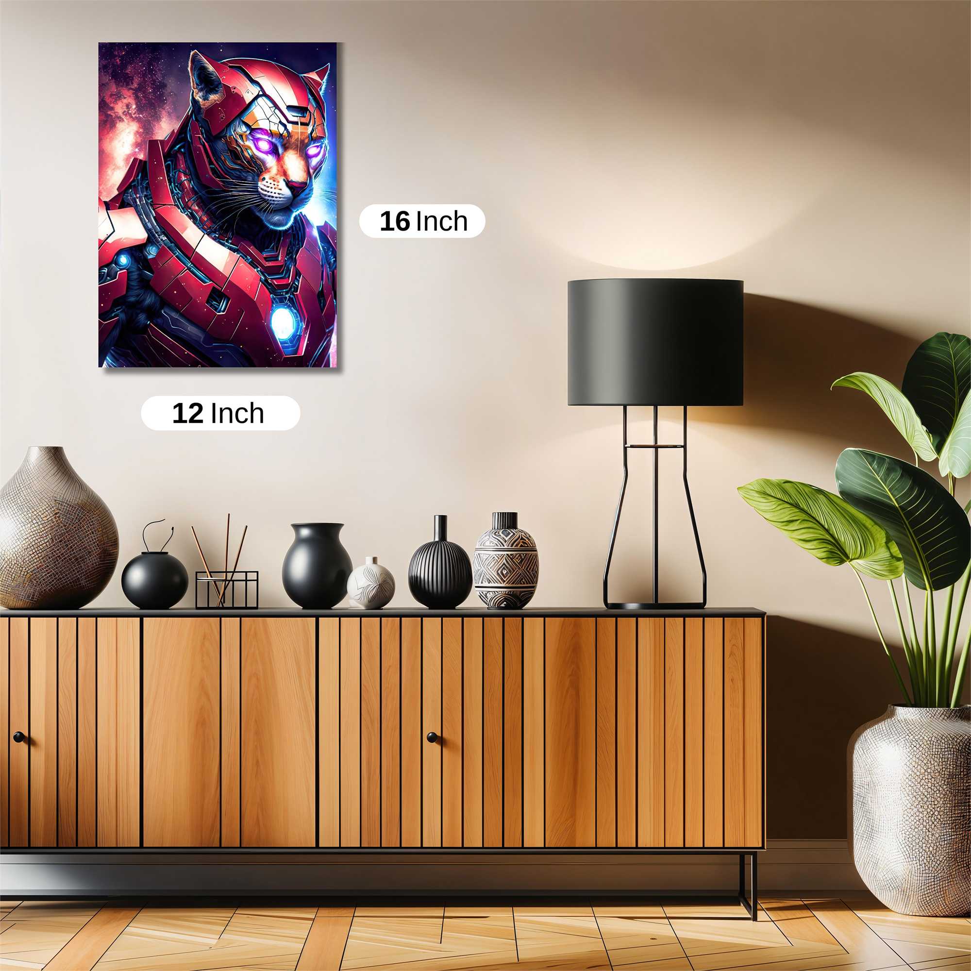 Cyber Tiger Safe Wall Magnetic / M