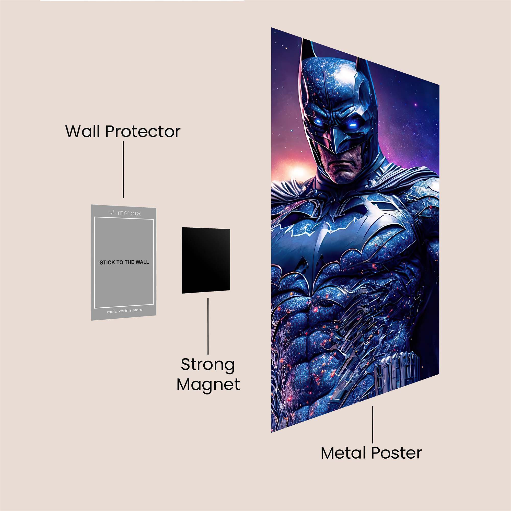 Batman Cosmic Safe Wall Magnetic / M
