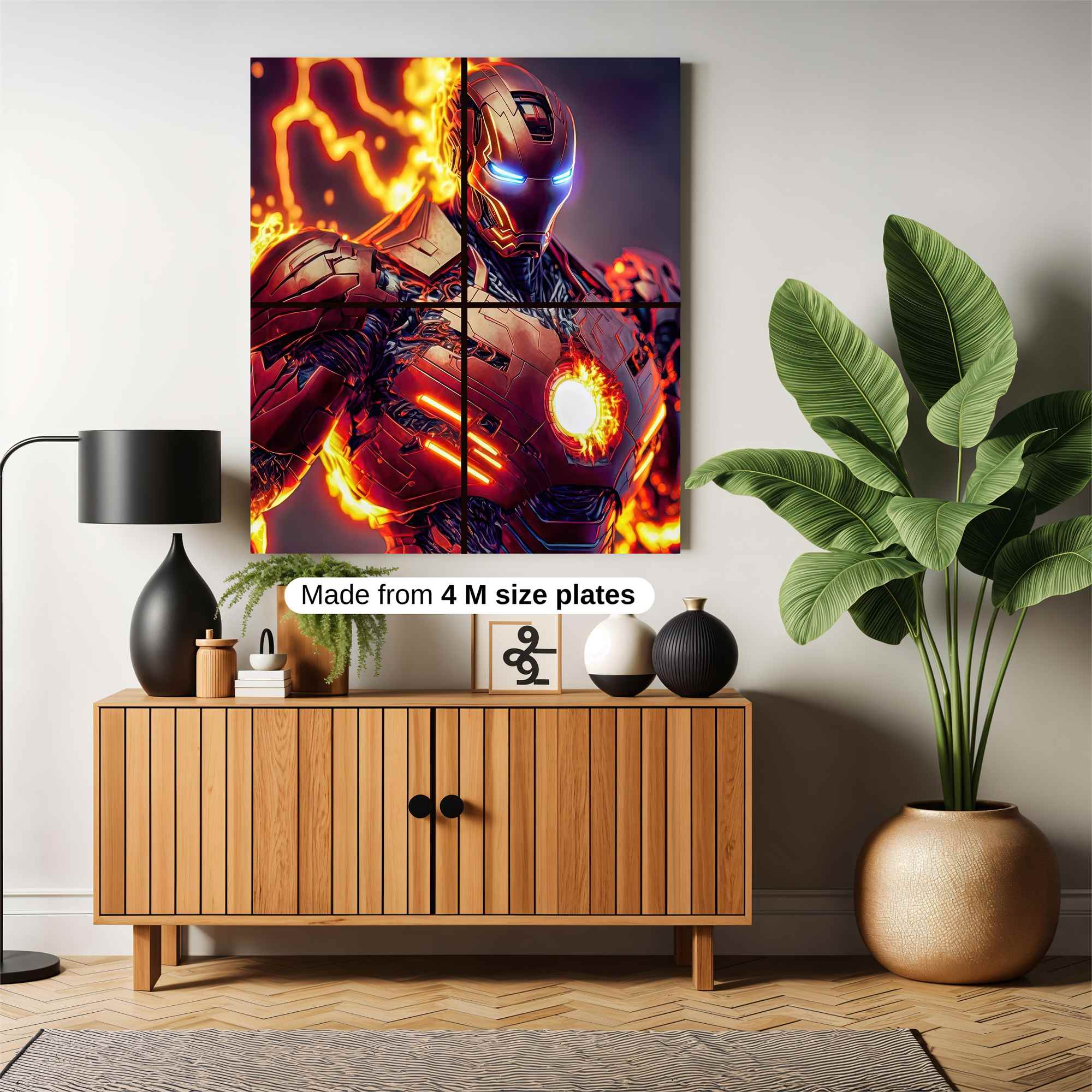 Iron Blaze Safe Wall Magnetic / M