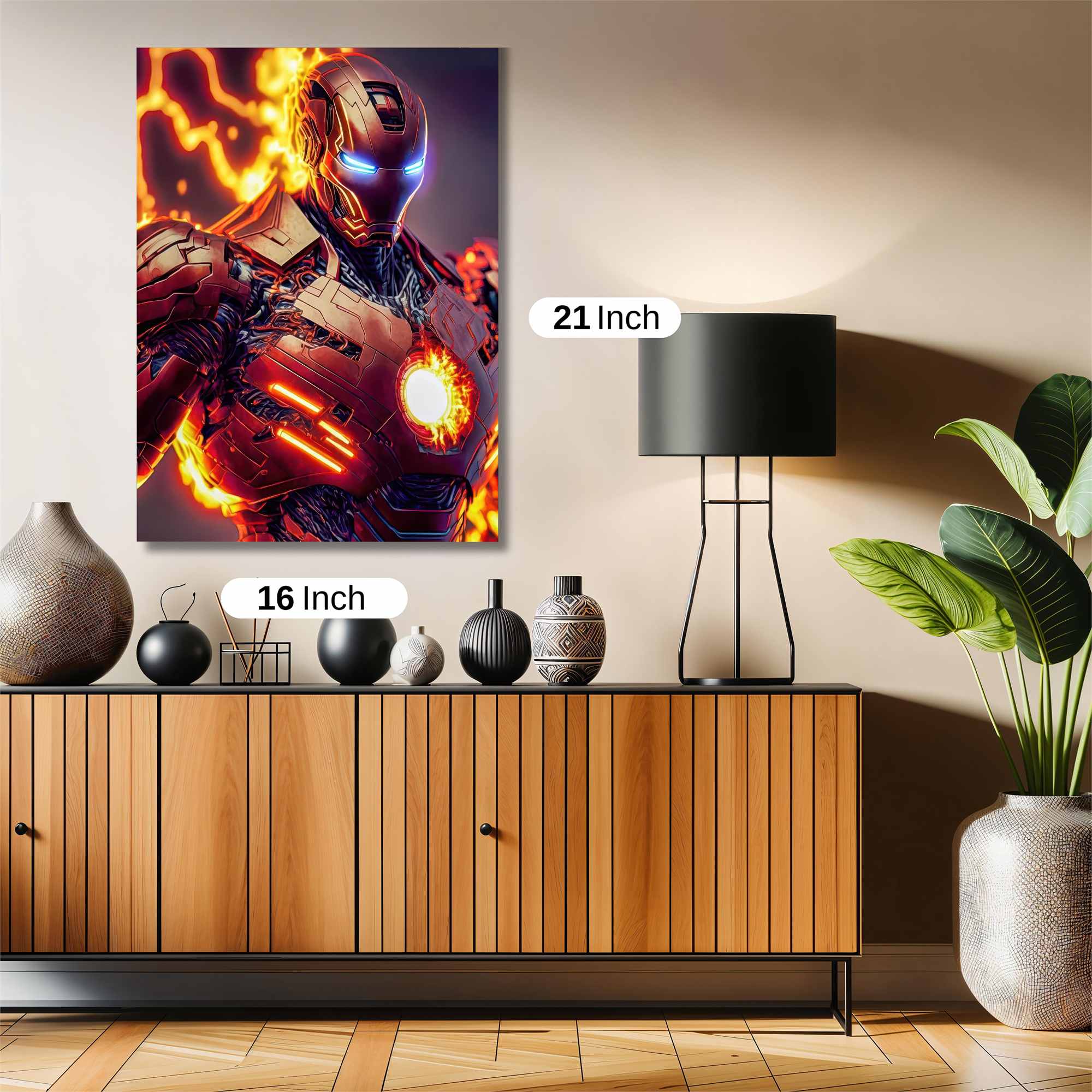 Iron Blaze Safe Wall Magnetic / M