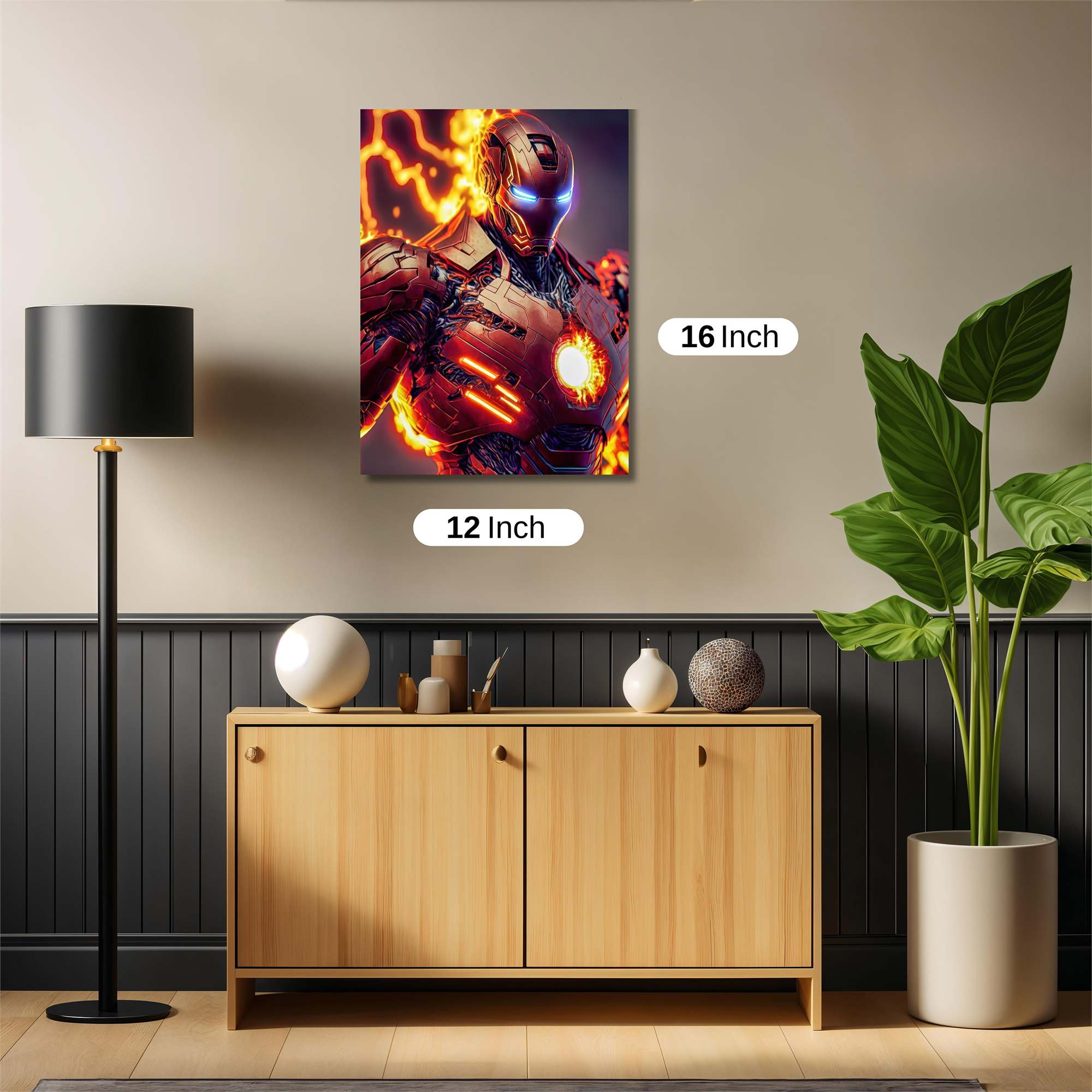 Iron Blaze Safe Wall Magnetic / M