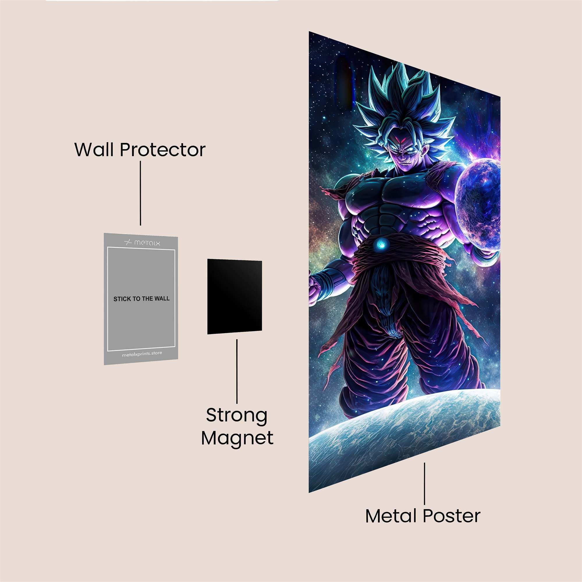 Goku Cosmic Safe Wall Magnetic / M