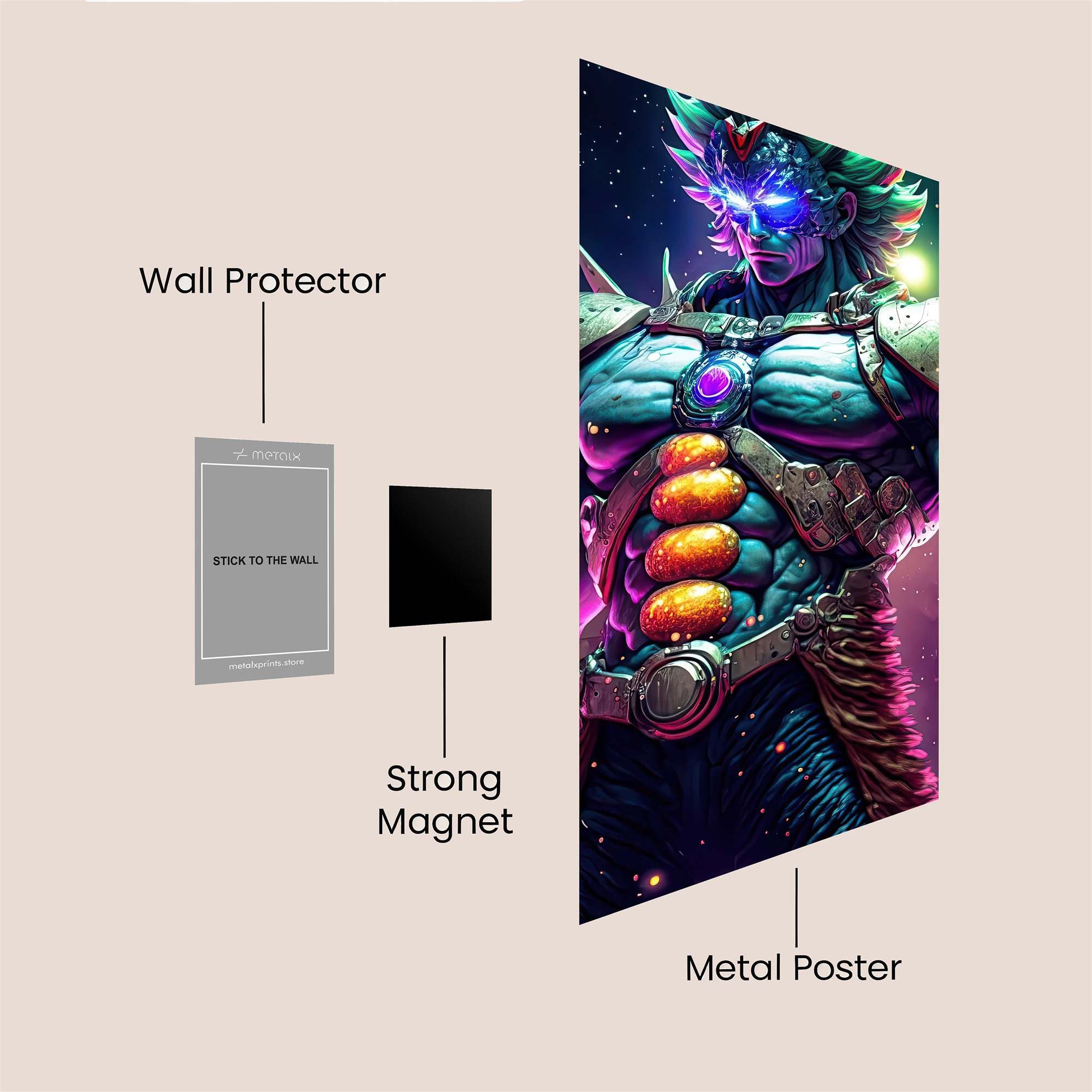 Broly Blaze Safe Wall Magnetic / M