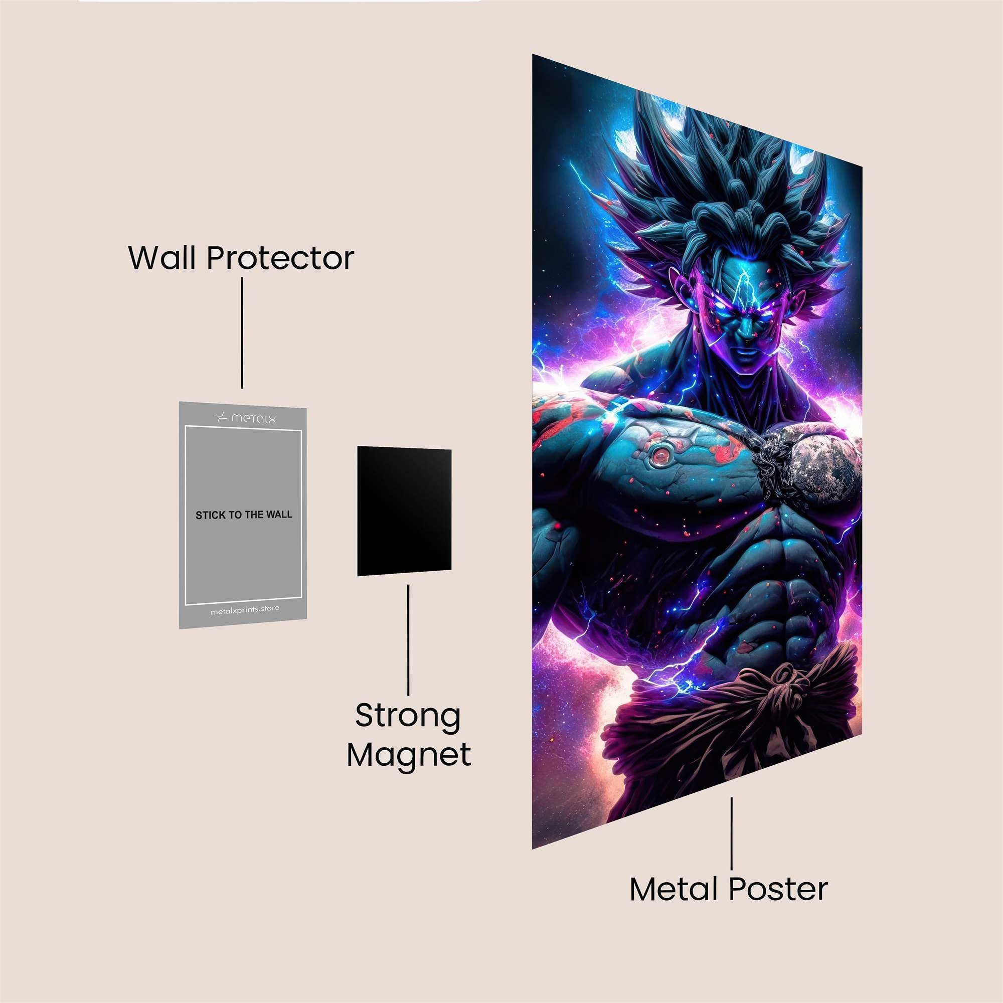 Goku Cosmic Safe Wall Magnetic / M