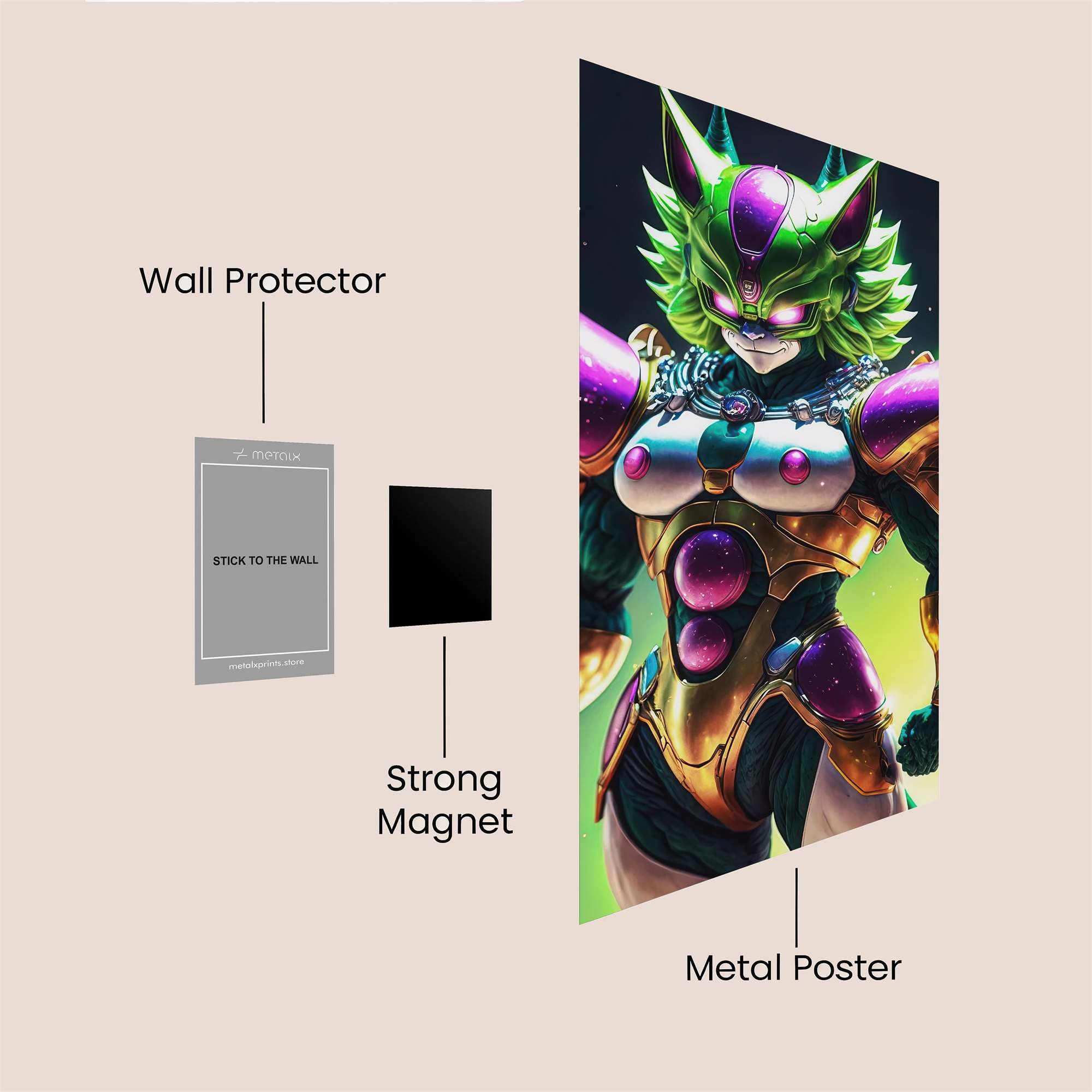 Android Majestic Safe Wall Magnetic / M