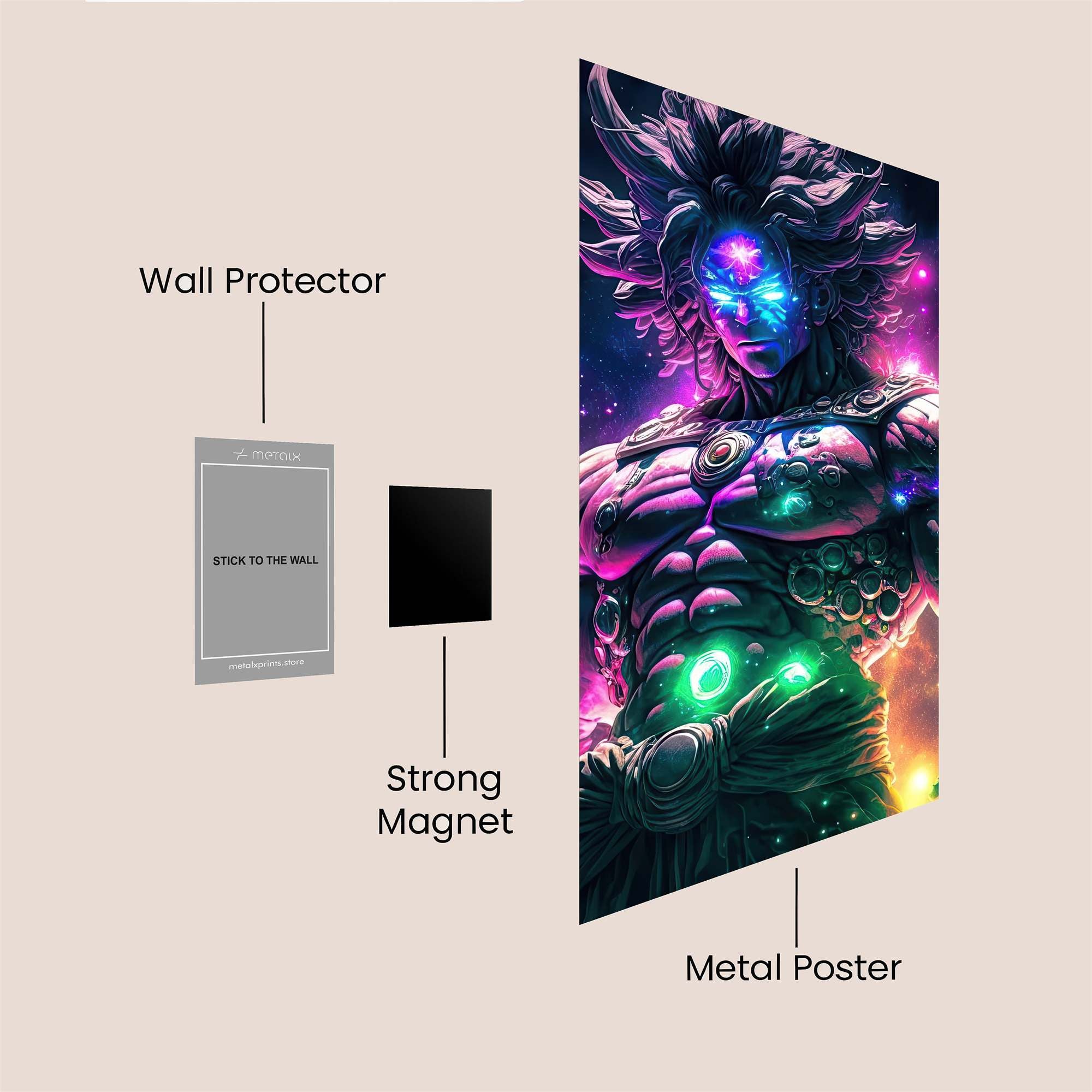 Broly Cosmic Safe Wall Magnetic / M
