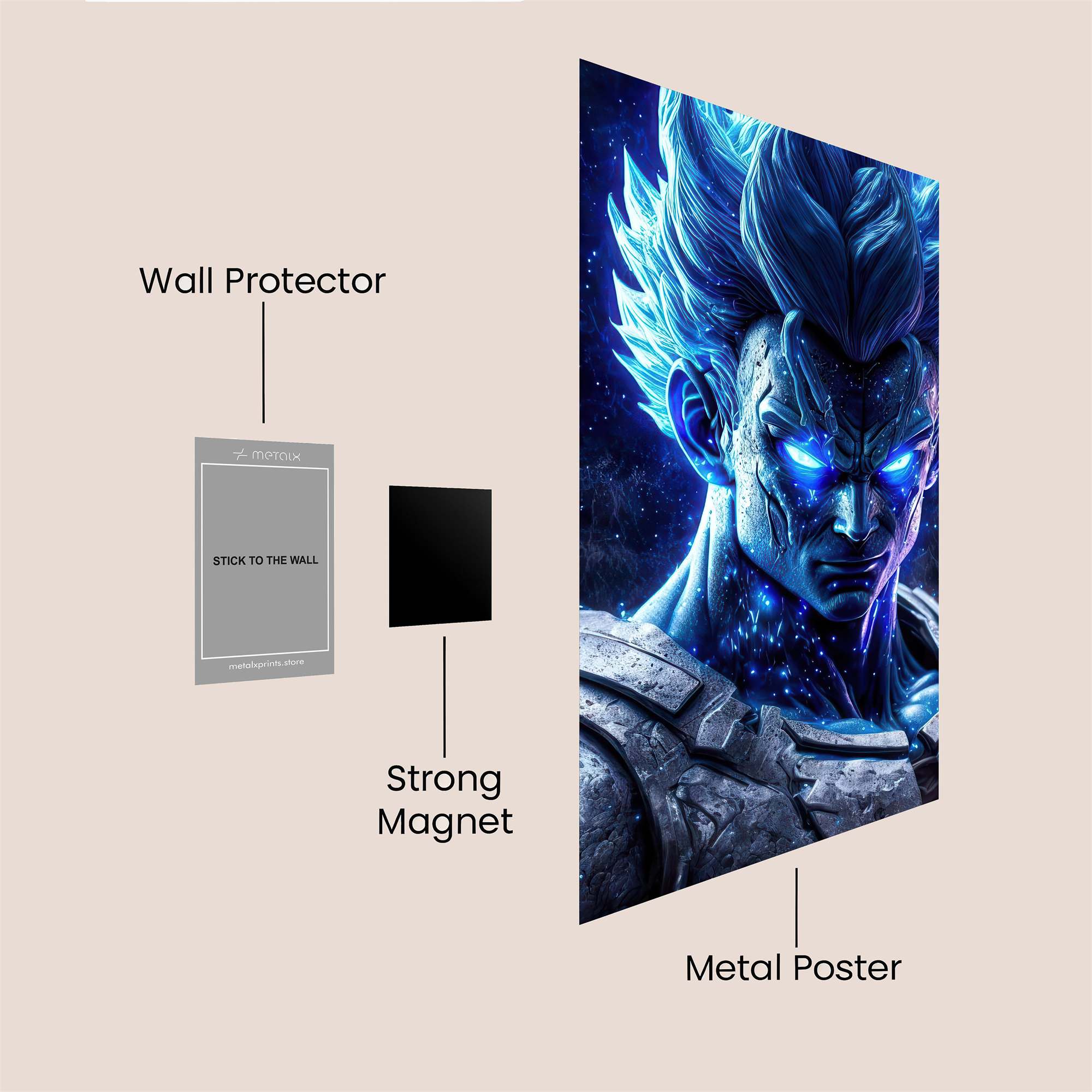 Vegeta Vortex Safe Wall Magnetic / M