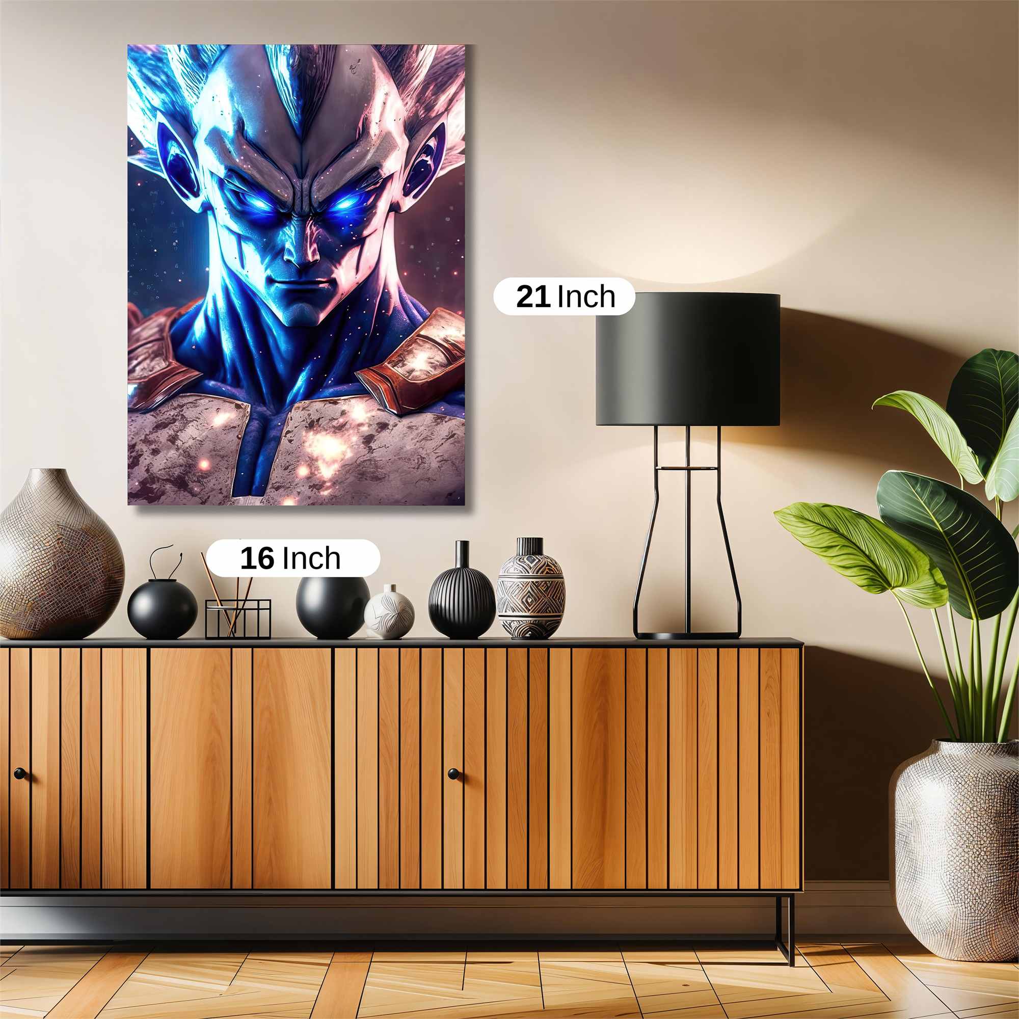 Vegeta Radiant Safe Wall Magnetic / M
