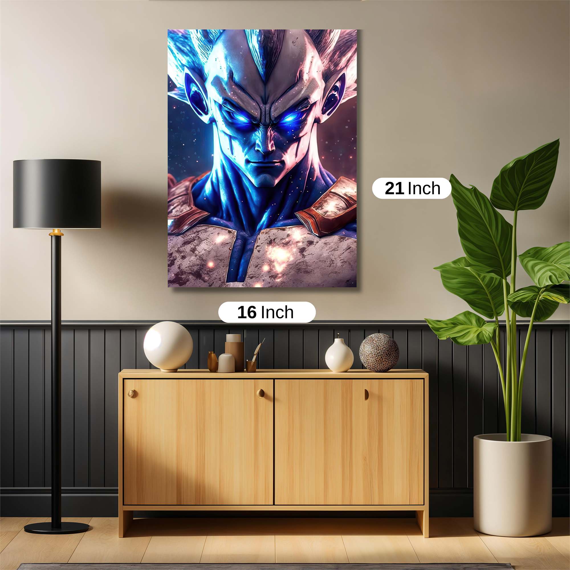 Vegeta Radiant Safe Wall Magnetic / M