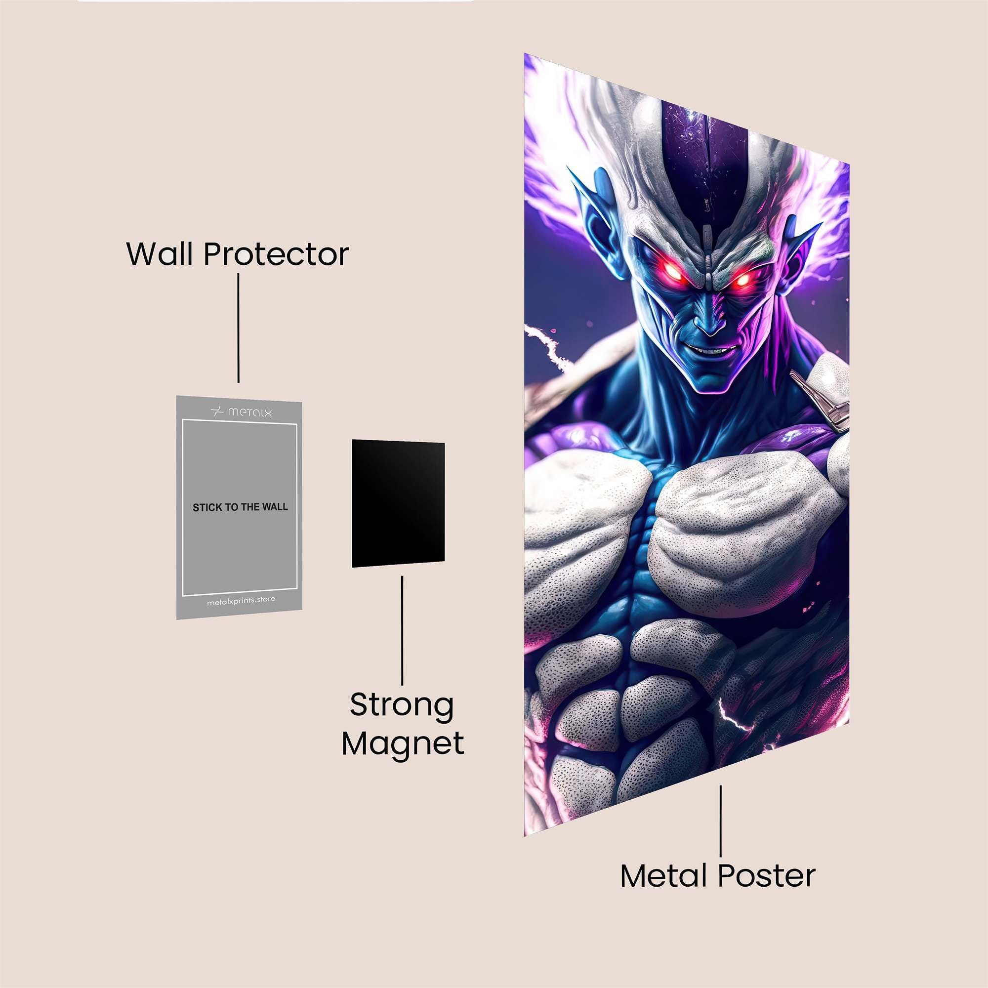 Frieza Frenzy Safe Wall Magnetic / M