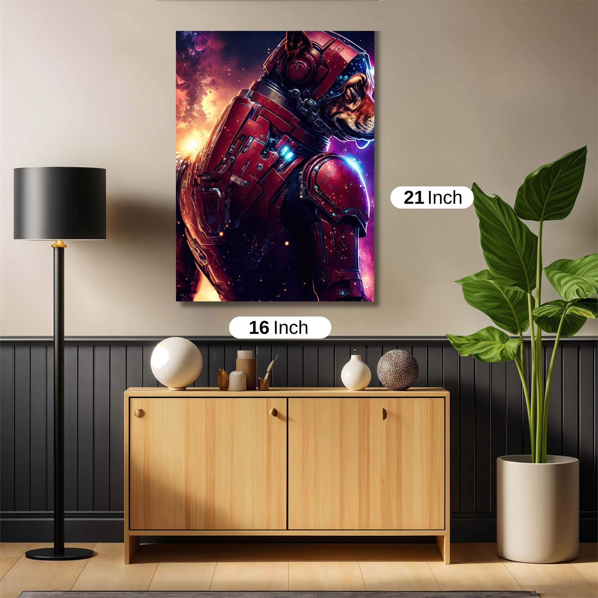 Cosmic Canine Safe Wall Magnetic / M