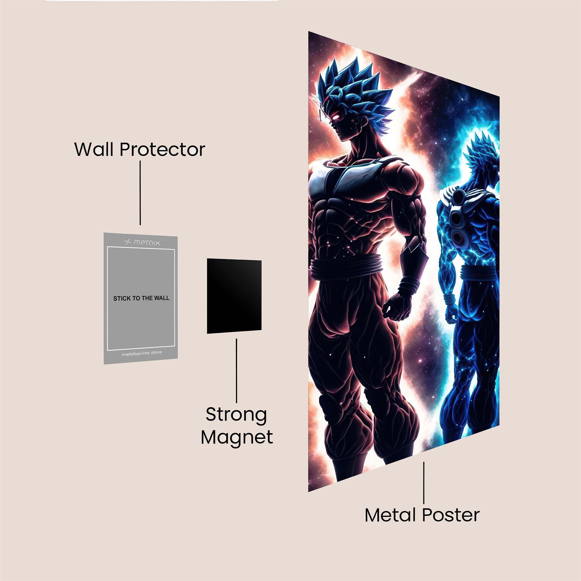 Goku Duality Safe Wall Magnetic / M