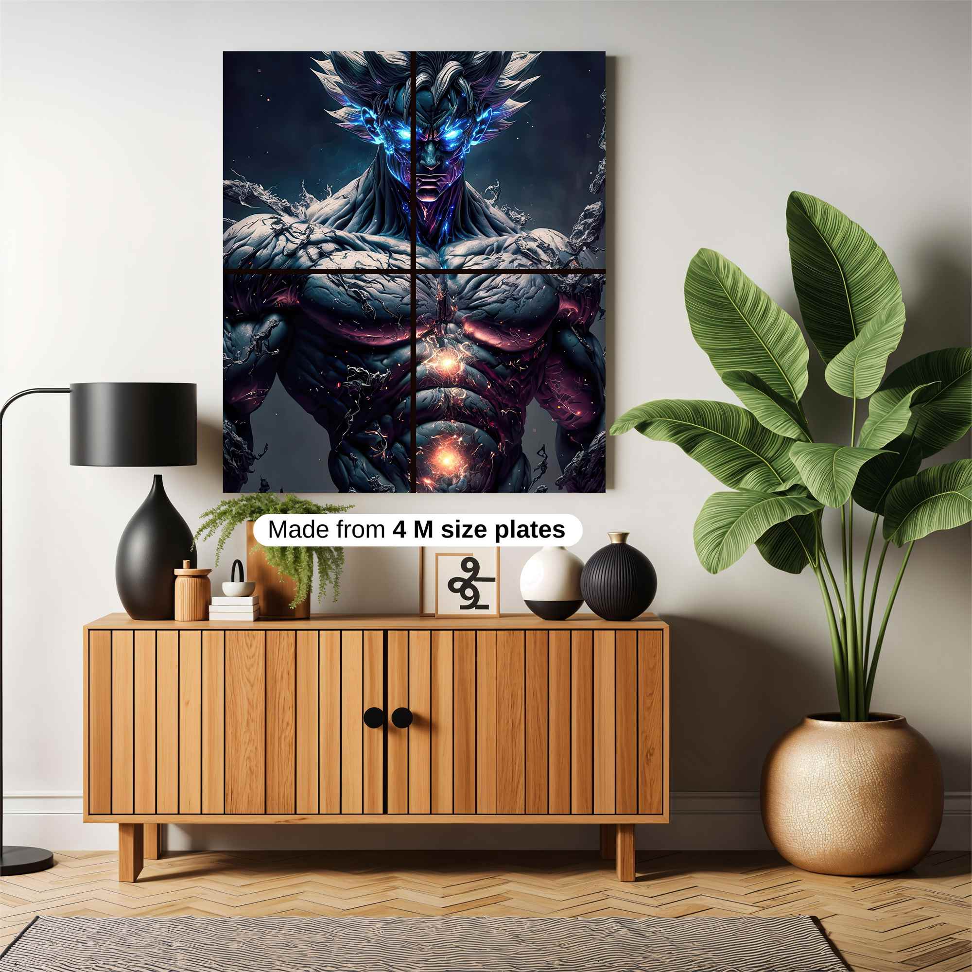 Goku Demonic Safe Wall Magnetic / M