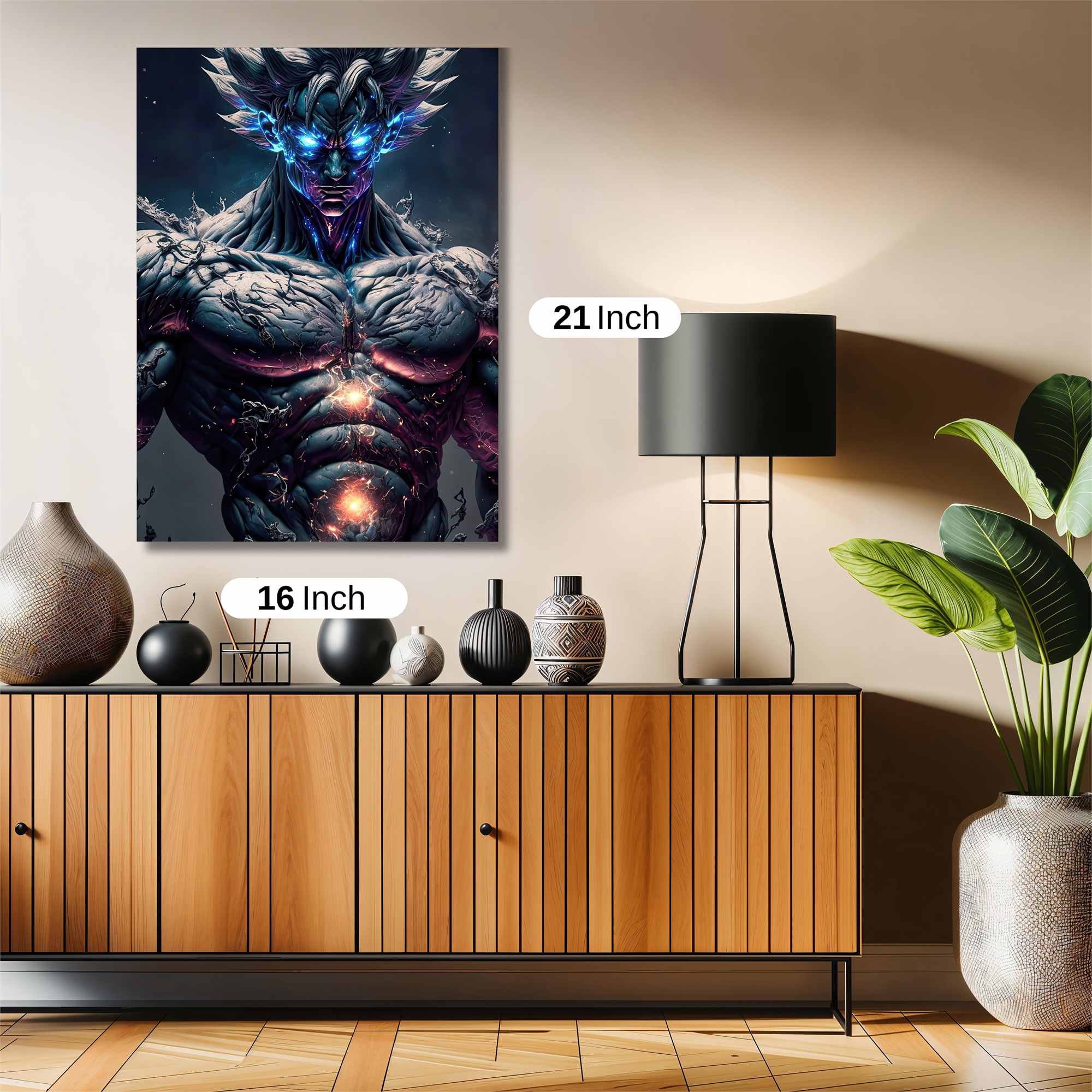 Goku Demonic Safe Wall Magnetic / M