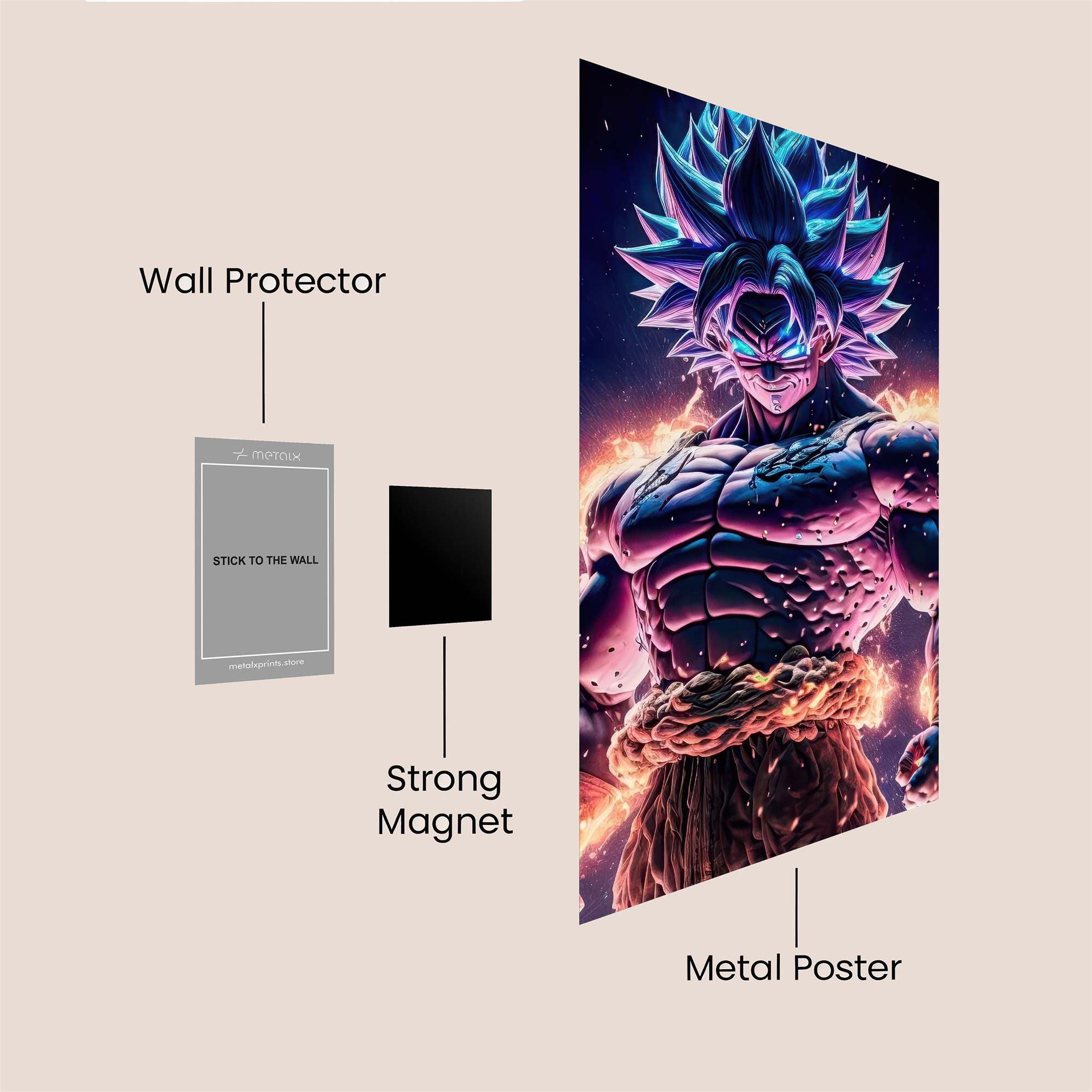 Goku Radiant Safe Wall Magnetic / M