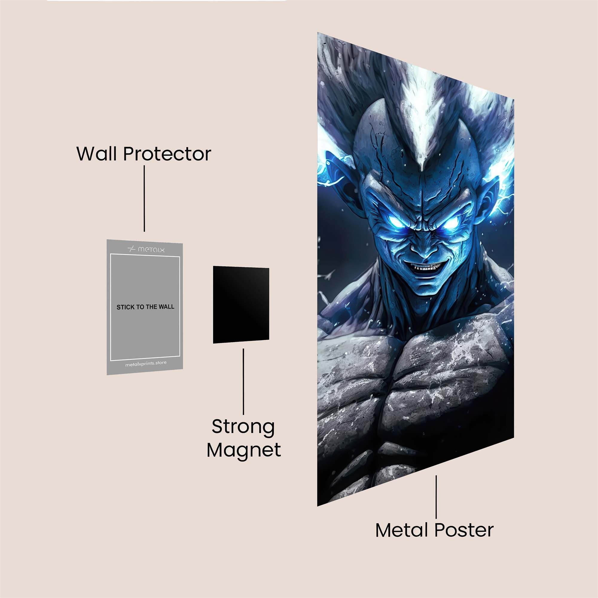 Frieza Frenzy Safe Wall Magnetic / M