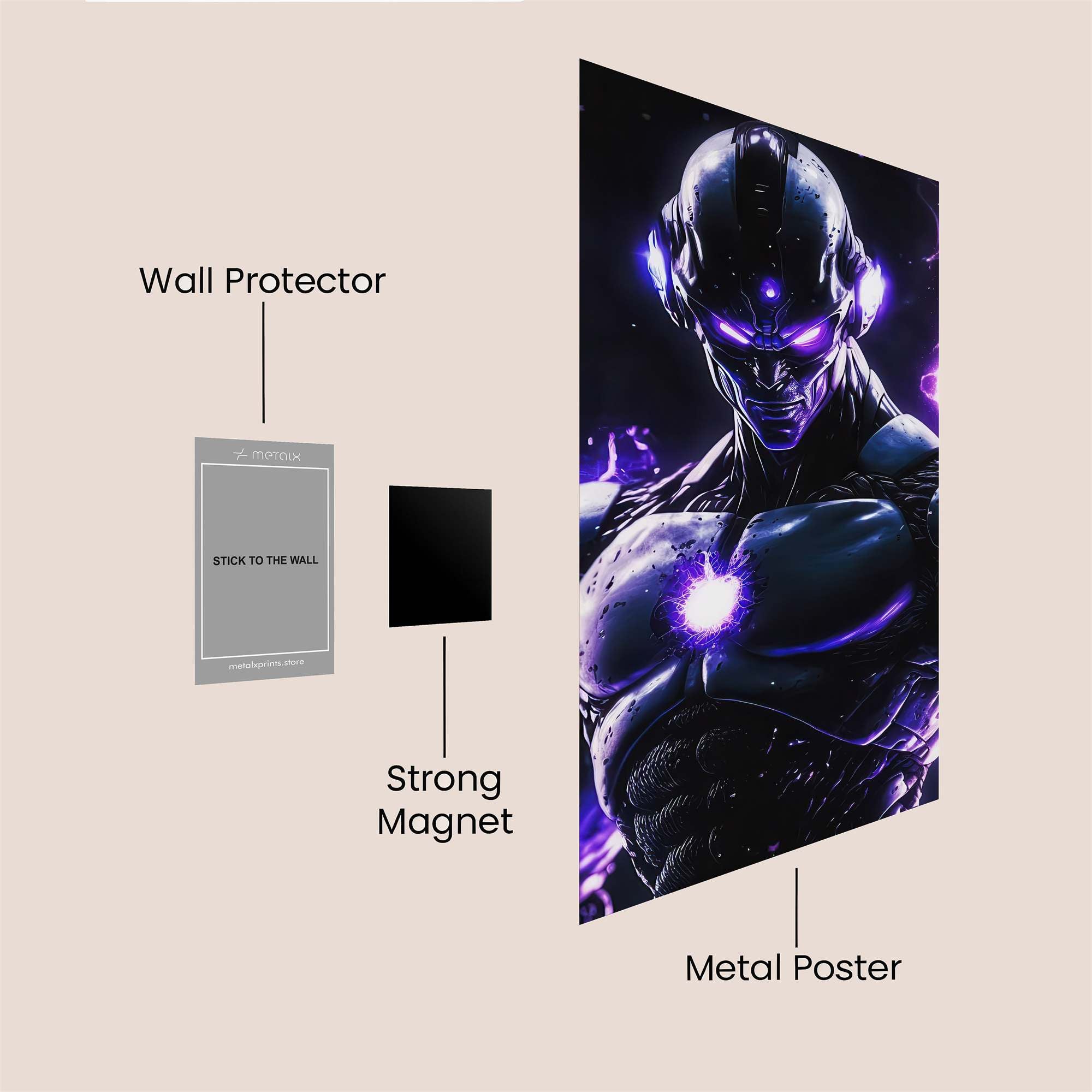 Frieza Ferocity Safe Wall Magnetic / M
