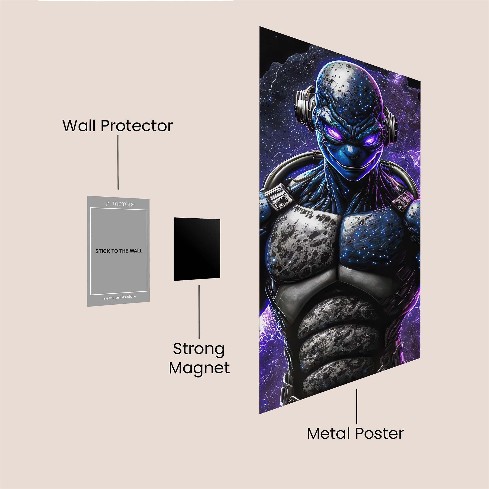 Frieza Fierce Safe Wall Magnetic / M