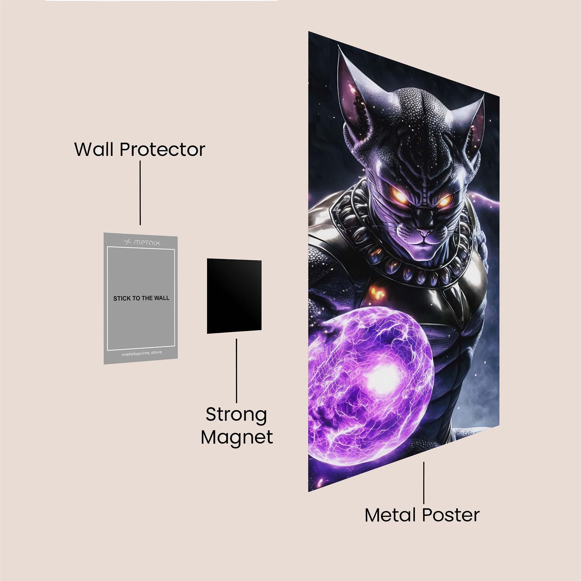Beerus Cosmic Safe Wall Magnetic / M