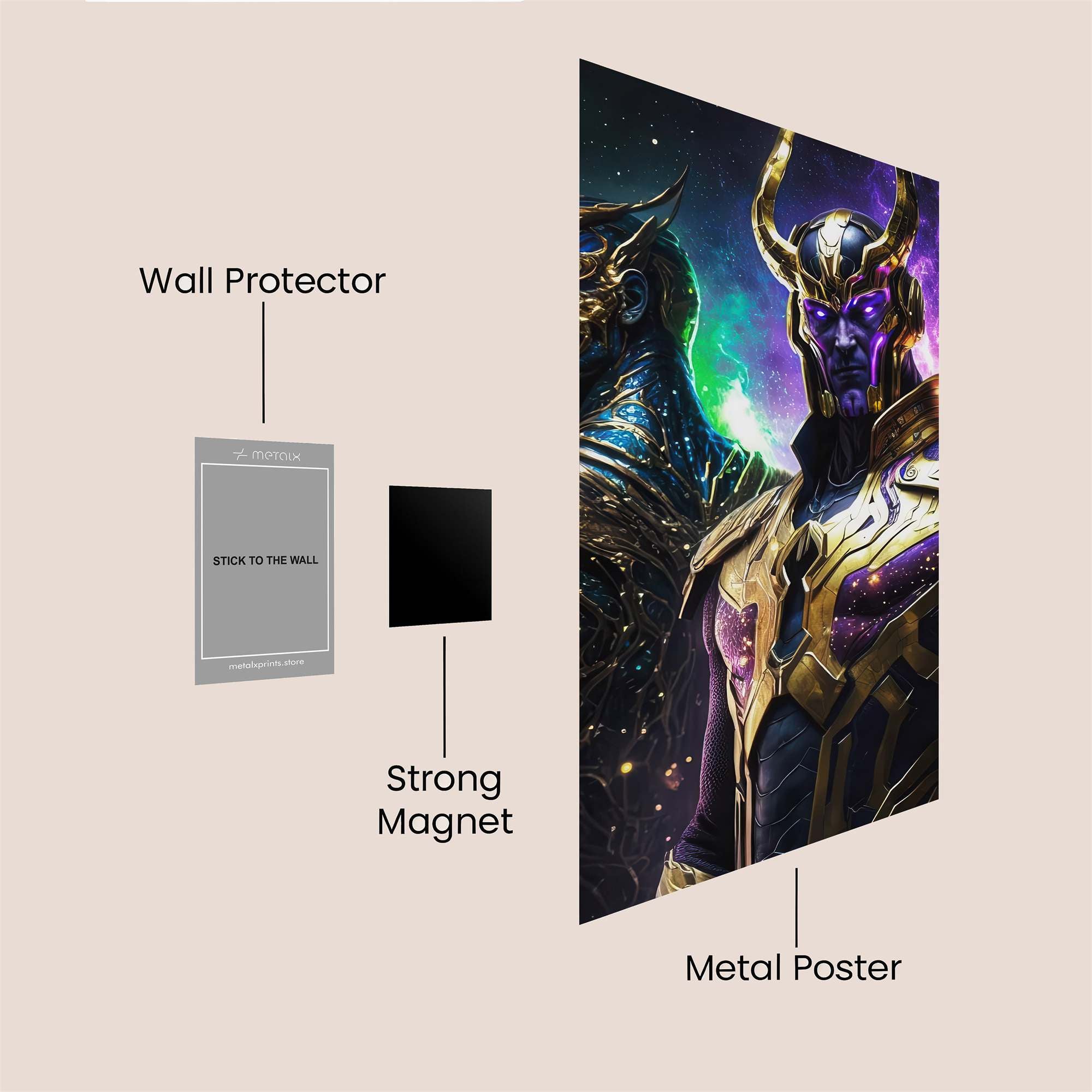 Thanos Regal Safe Wall Magnetic / M
