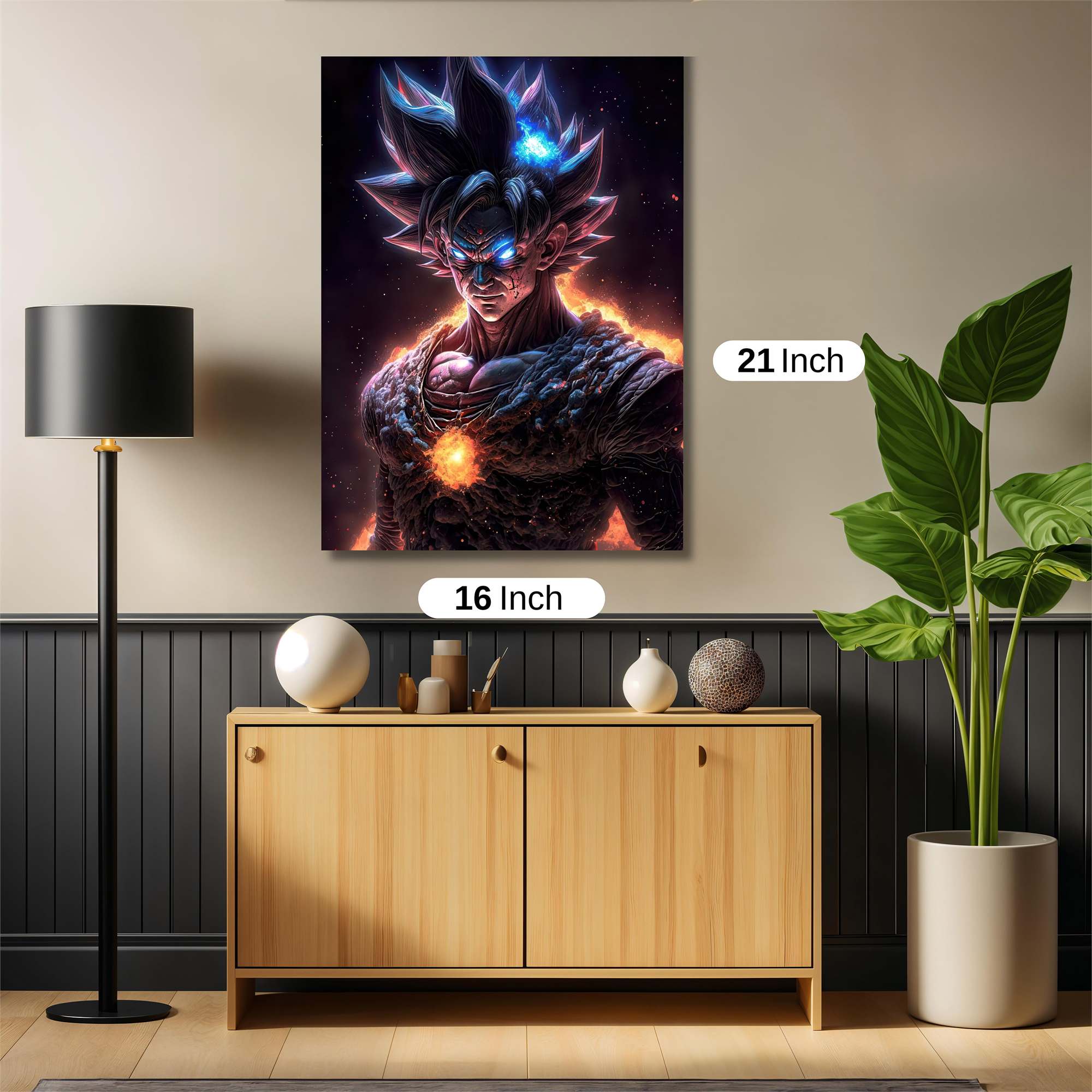 Goku Inferno Safe Wall Magnetic / M