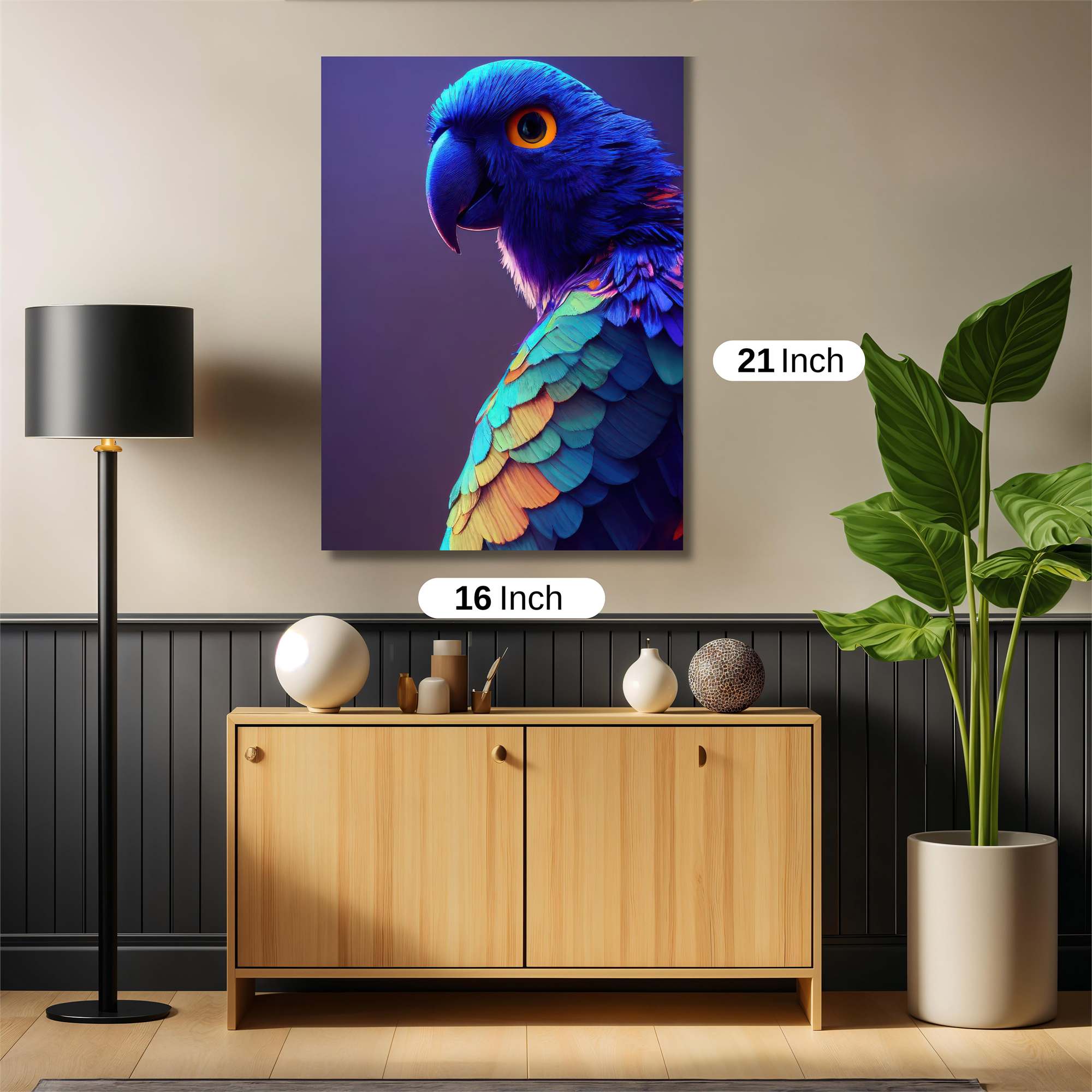 Macaw Majestic Safe Wall Magnetic / M