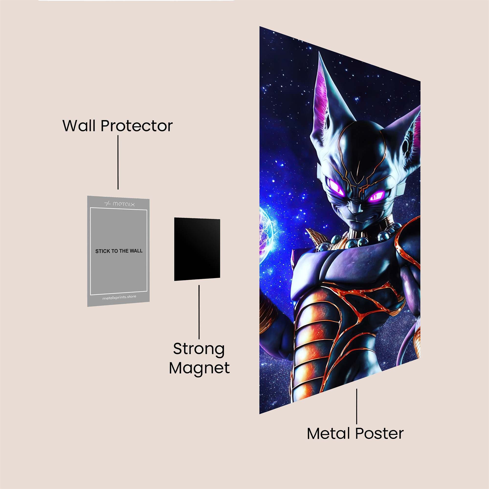 Beerus Enigmatic Safe Wall Magnetic / M