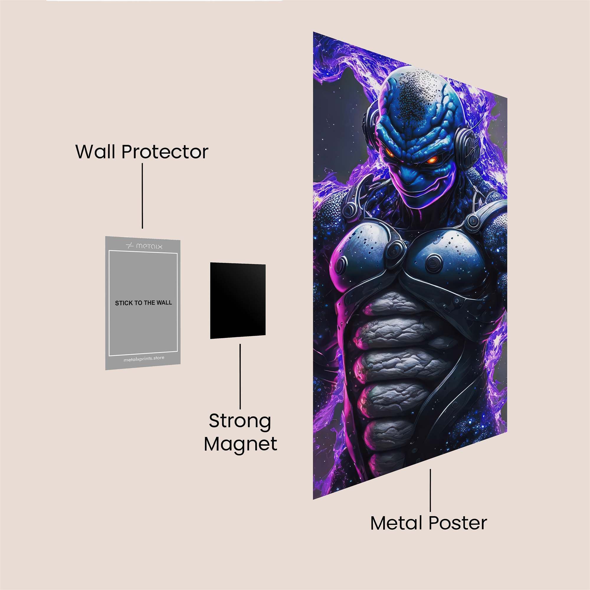 Frieza Ferocity Safe Wall Magnetic / M